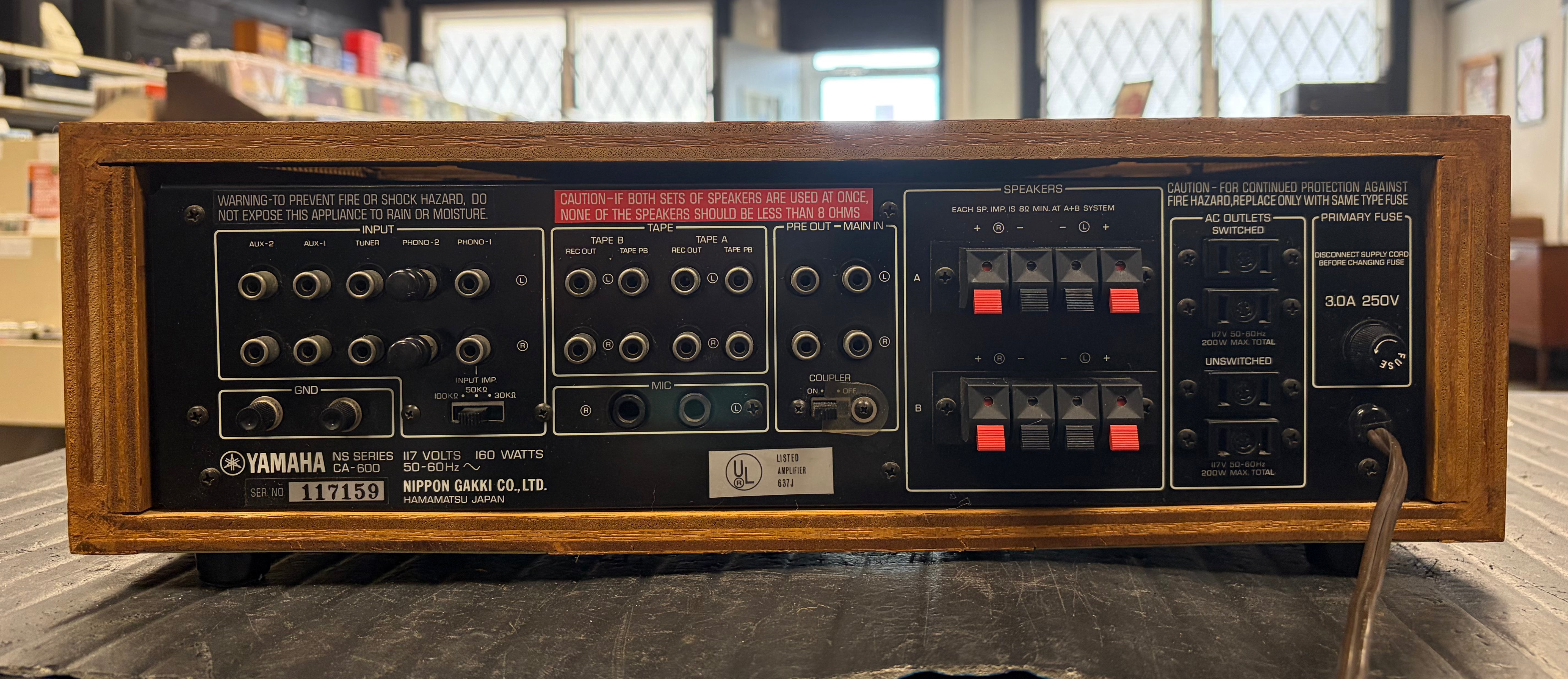 Yamaha CA-600 Natural Sound Stereo Amplifier