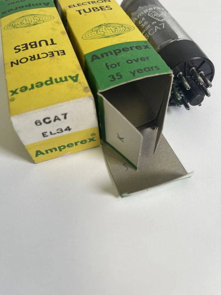 Amperex EL34 / 6CA7 Output Tubes (A Pair, Set Of 2)