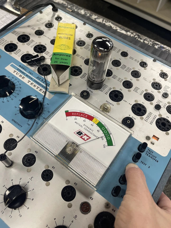 Amperex EL34 / 6CA7 Output Tubes (A Pair, Set Of 2)