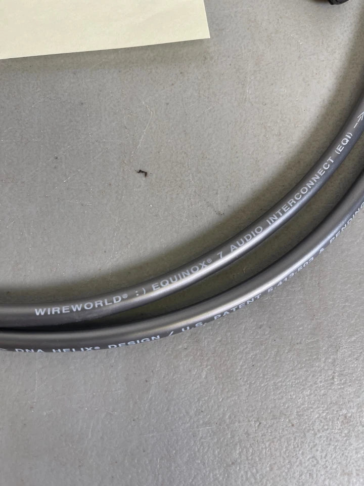 Wireworld Equinox 7 XLR Balanced To Analog RCA Unbalanced 3'