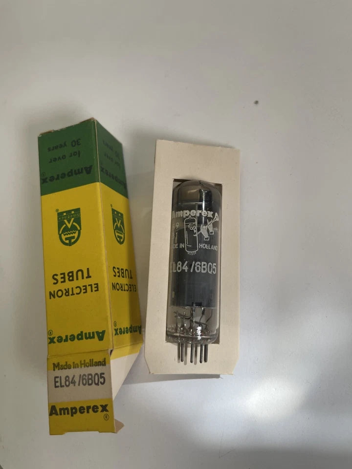 NOS Amperex 6BQ5 / EL84 Bugle Boy Output Tube