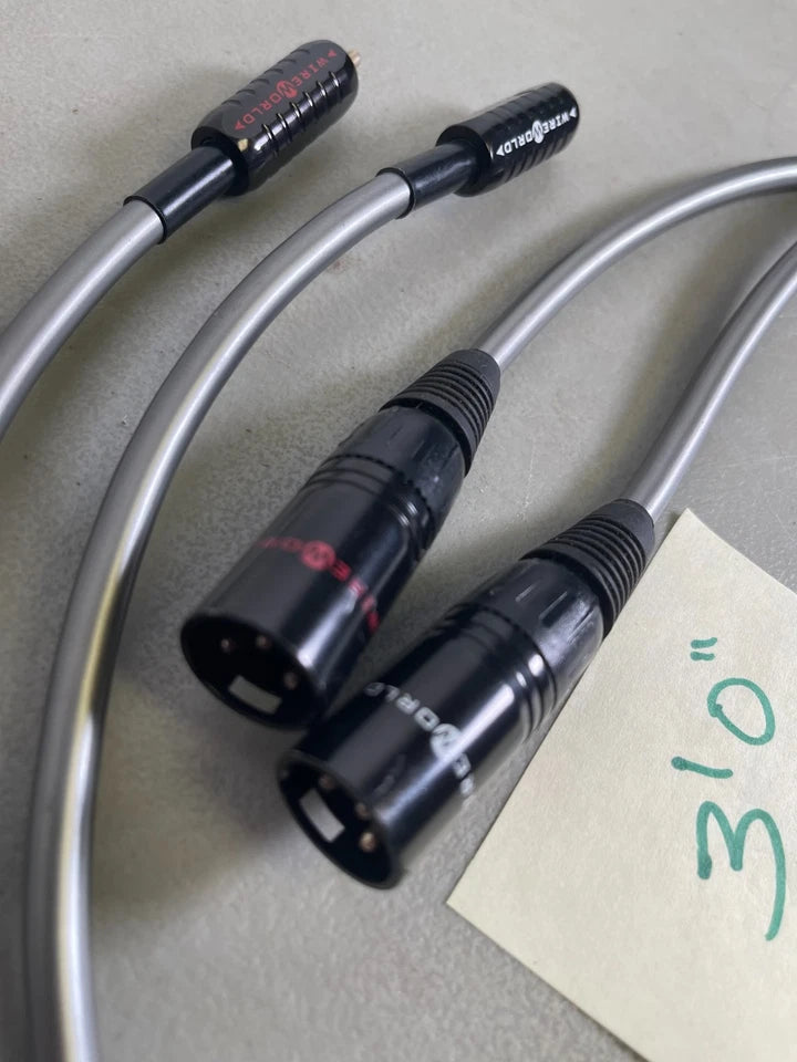 Wireworld Equinox 7 XLR Balanced To Analog RCA Unbalanced 3'