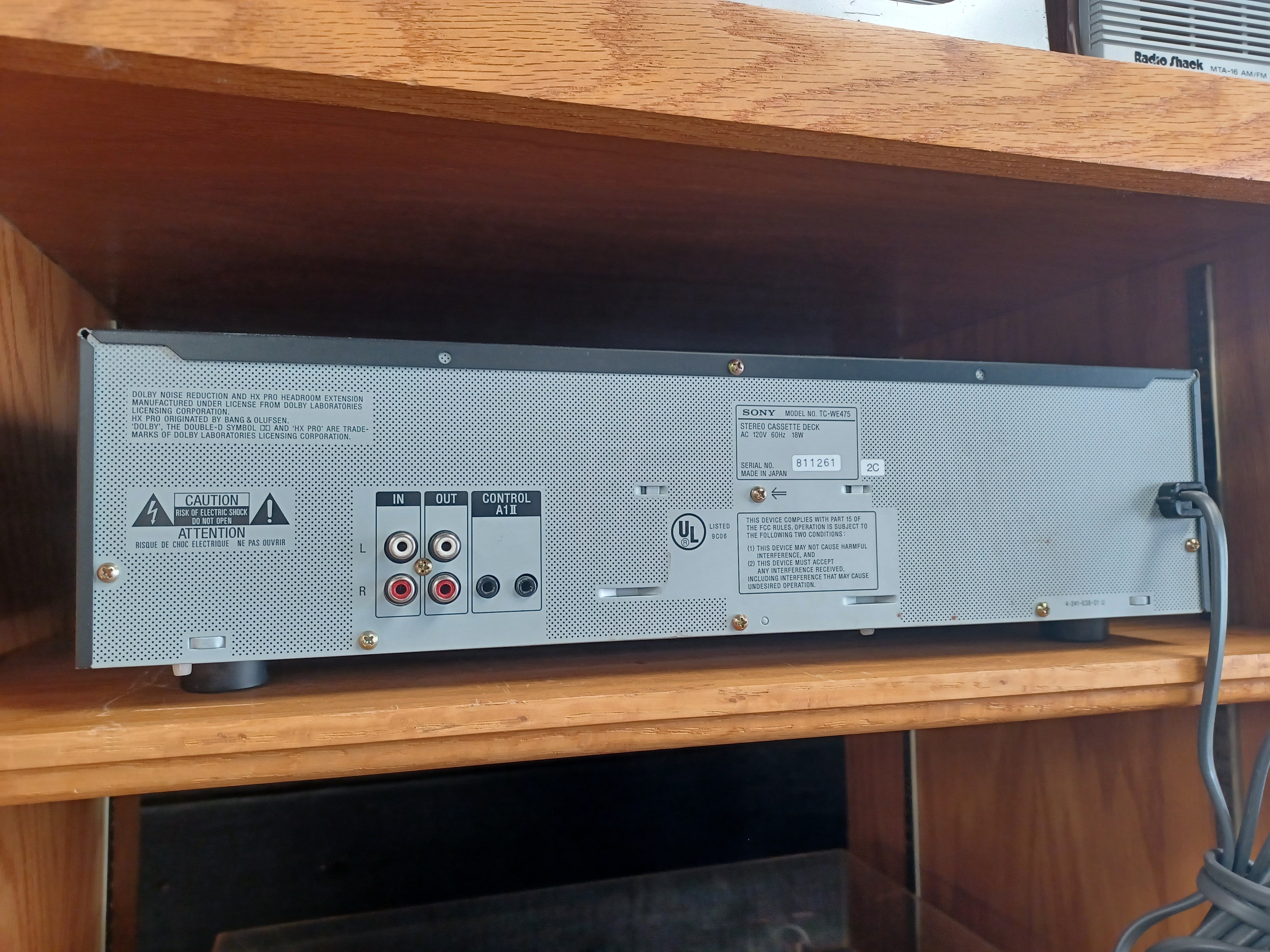 Sony TC-WE475 Cassette Deck