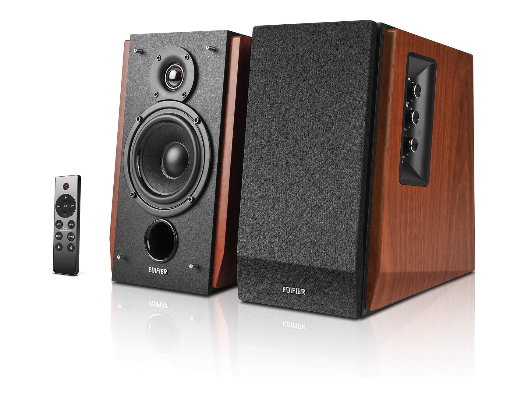 R1700BTs Powered Bookshelf Speakers w/Bluetooth