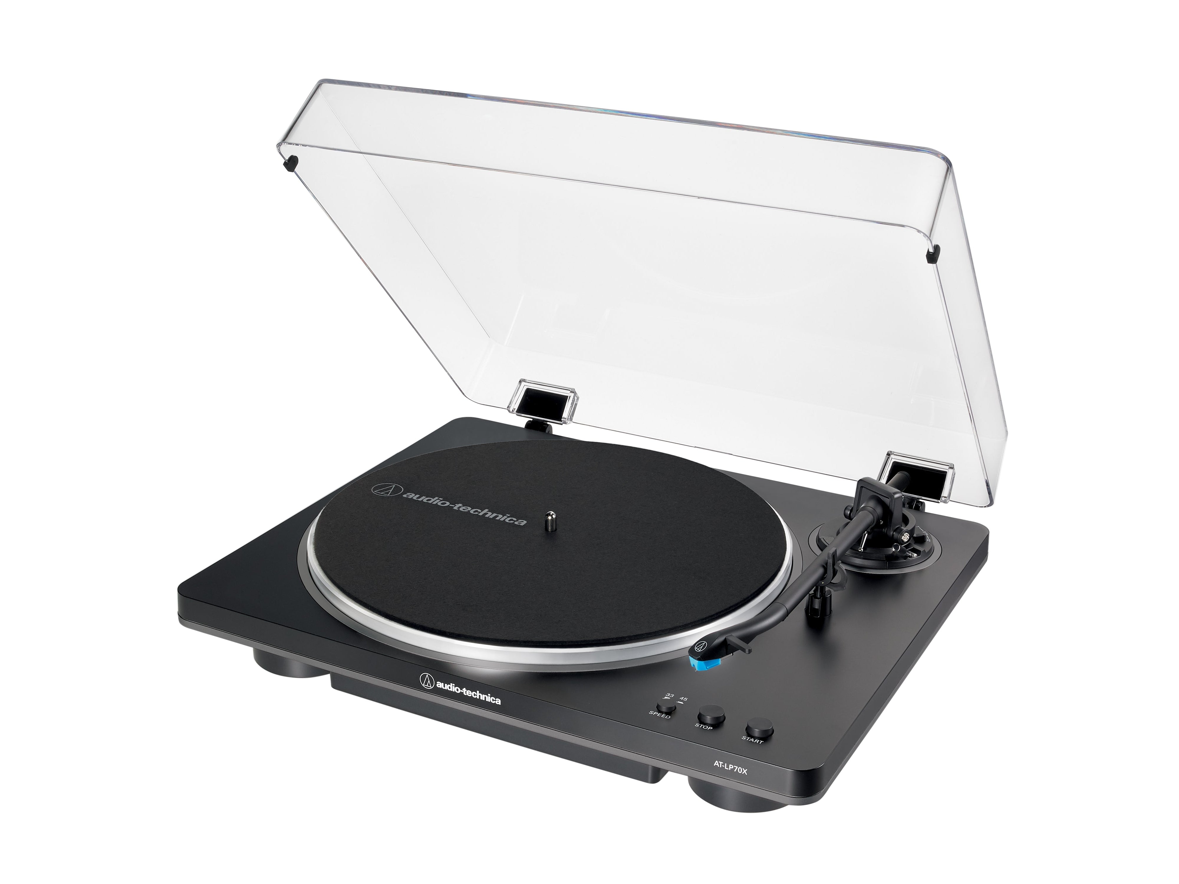 AT-LP70X - Fully Automatic Belt-Drive Turntable + R1700 Powered Speakers w/Bluetooth