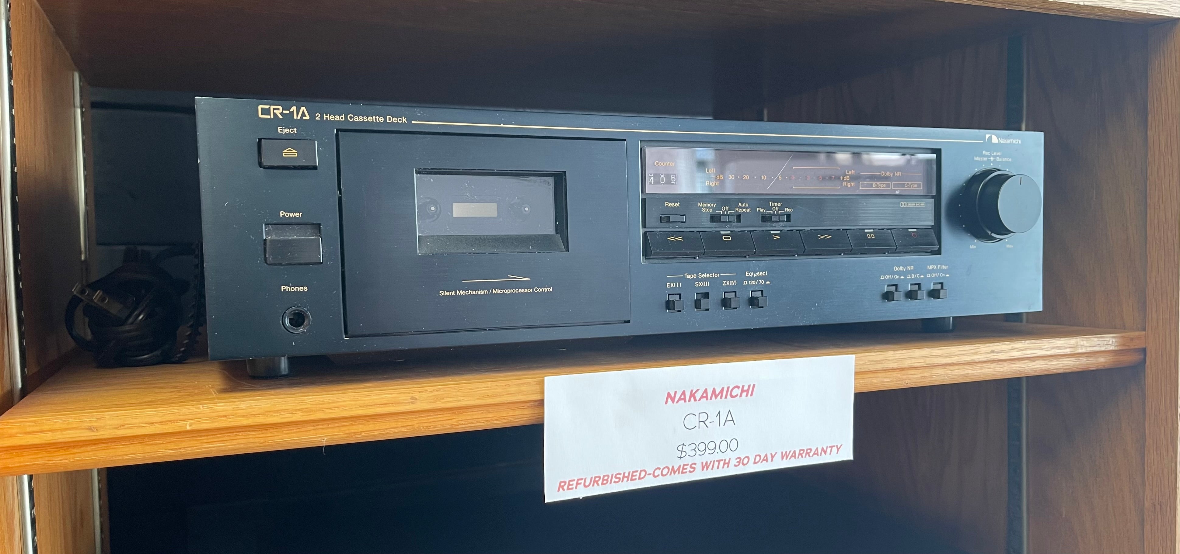 Nakamichi CR-1A Cassette Deck