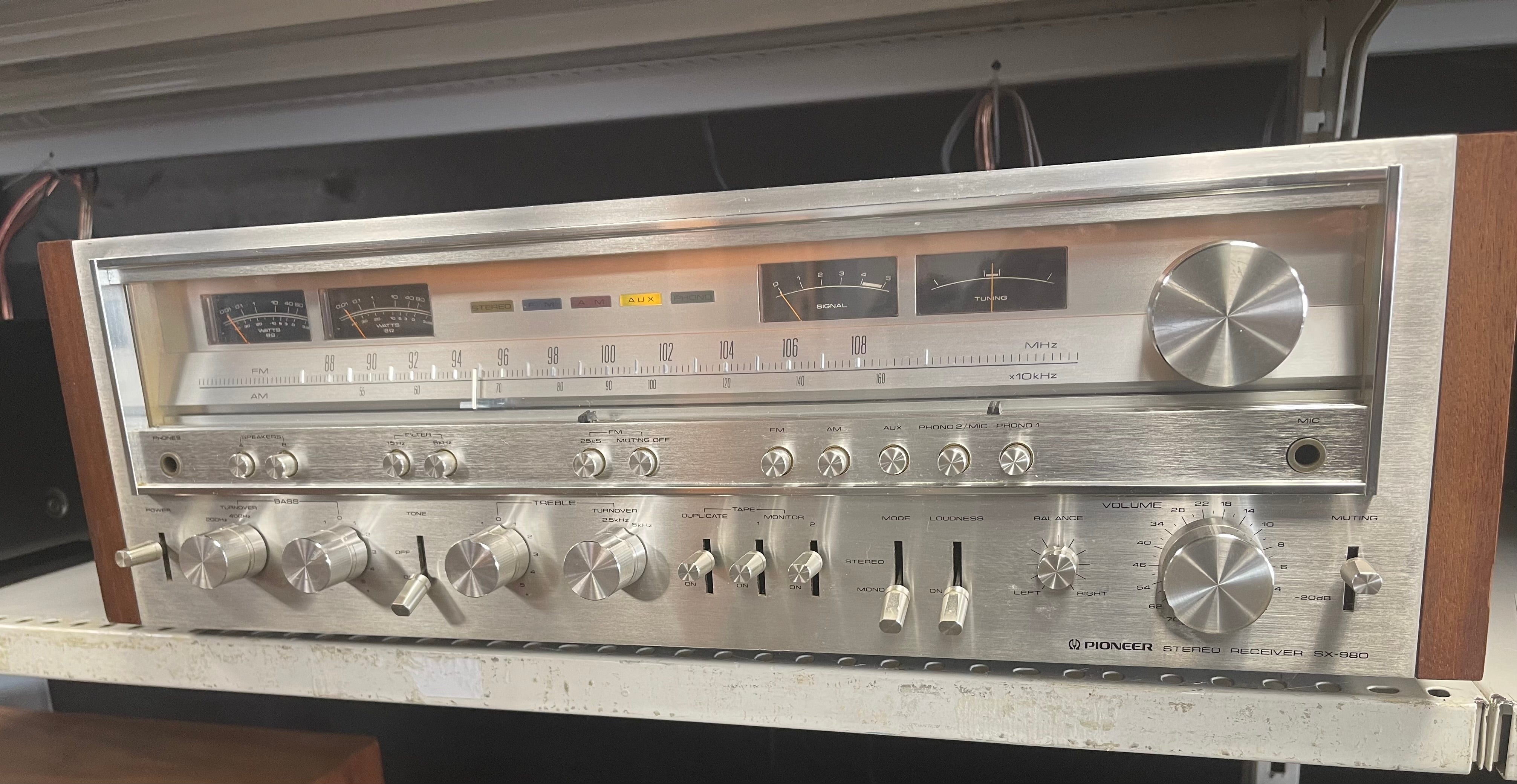 Pioneer SX-980 Stereo Receiver