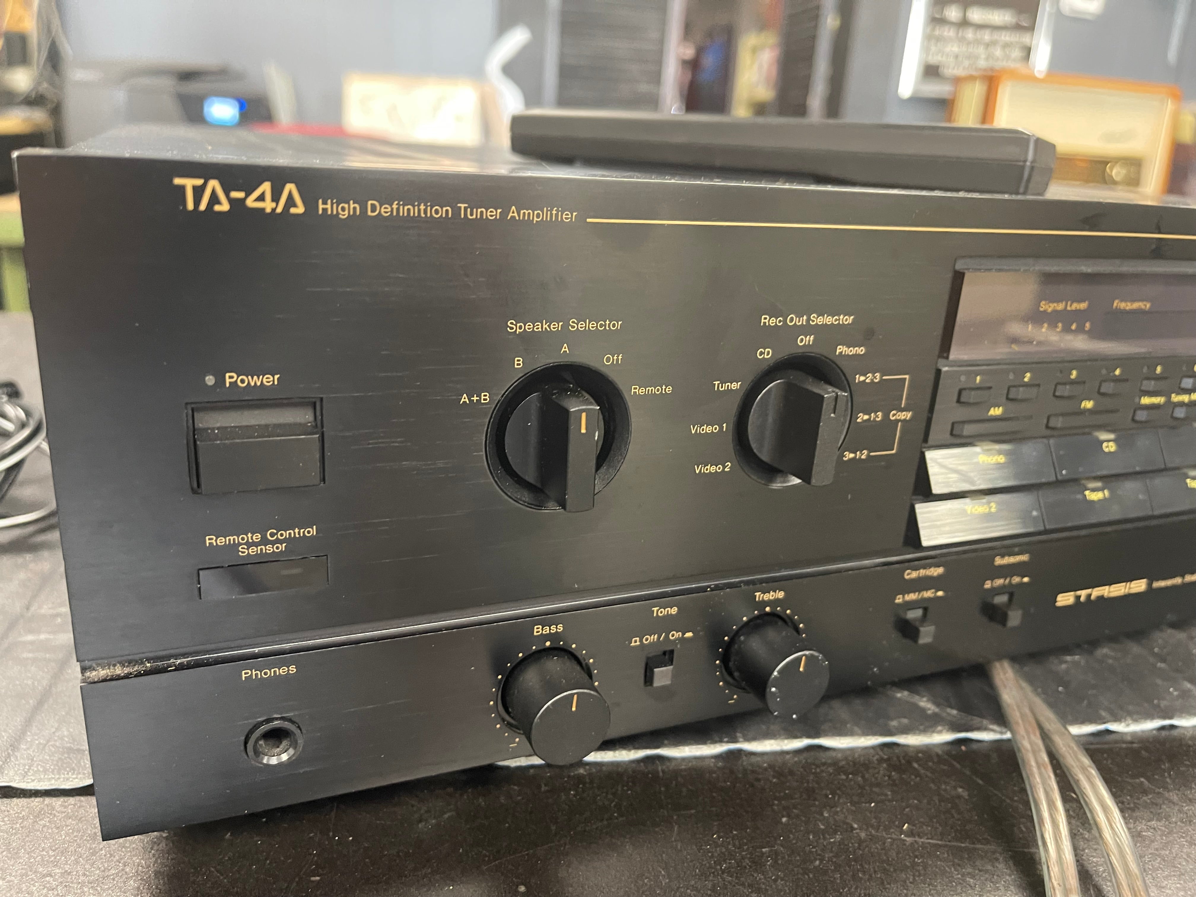 Nakamichi TA-4A Tuner Amplifier With Remote