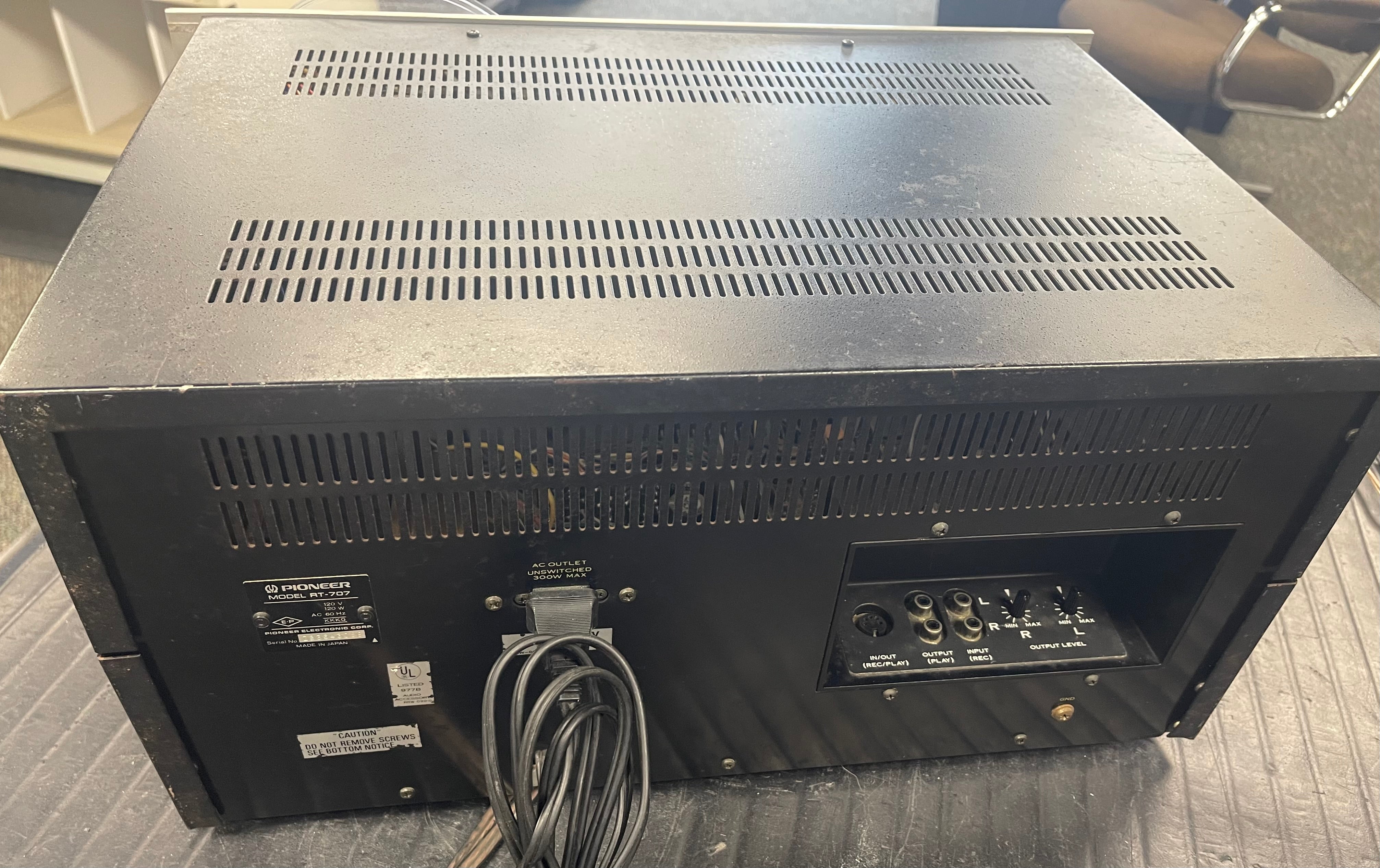 Pioneer RT-707 Reel To Reel