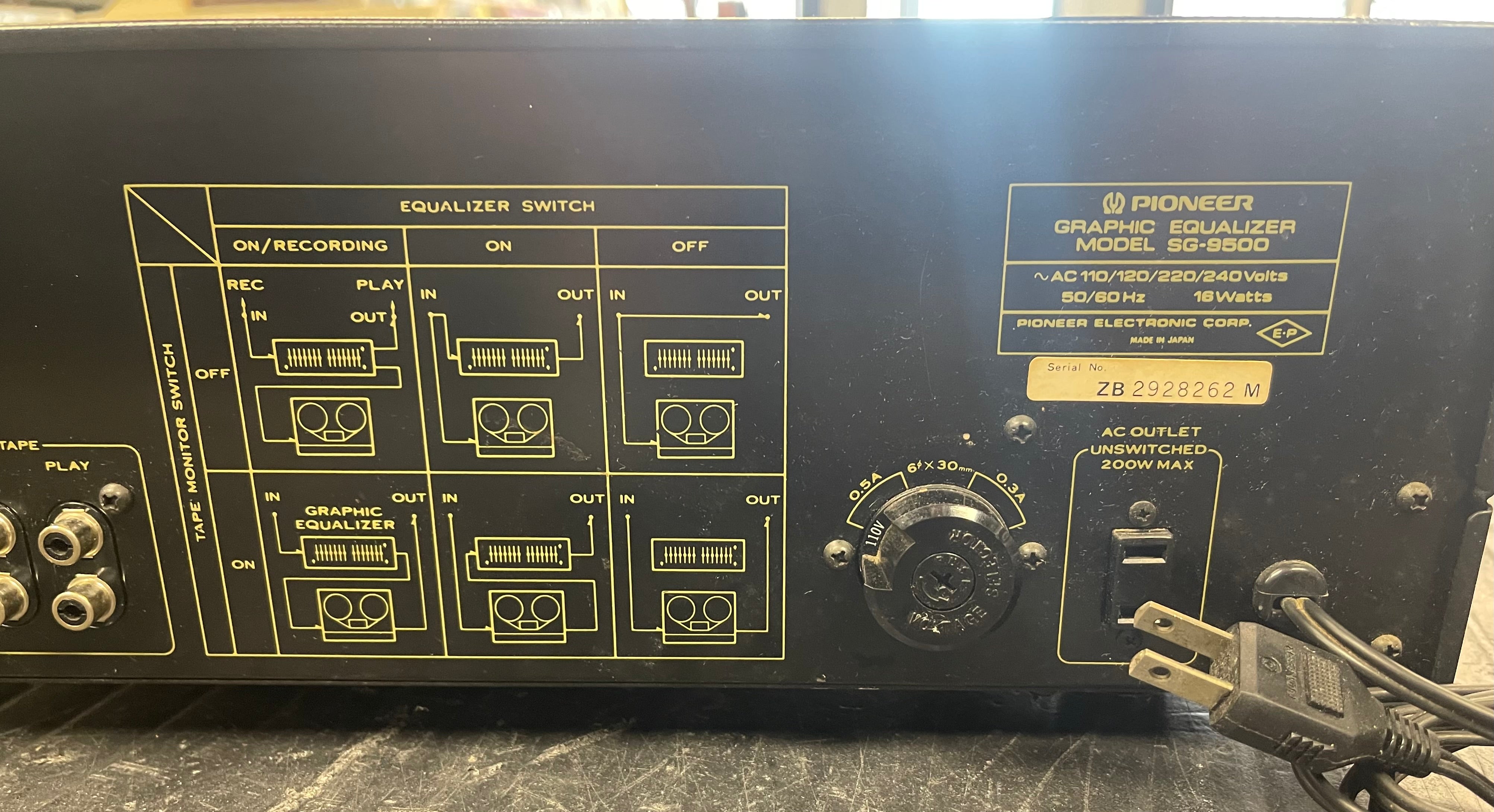 Pioneer SG-9500 EQ