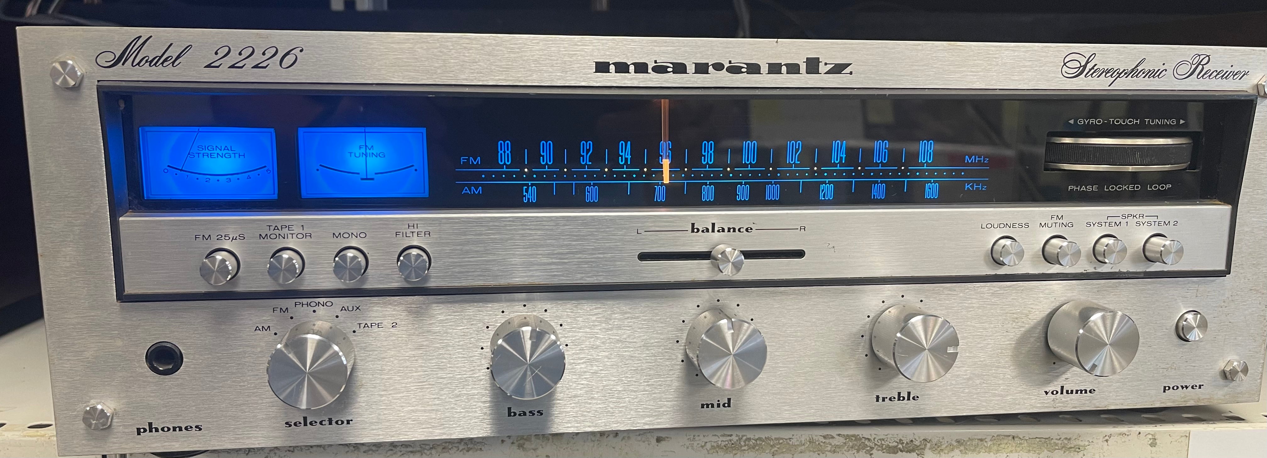 Marantz 2226 Stereophonic Receiver