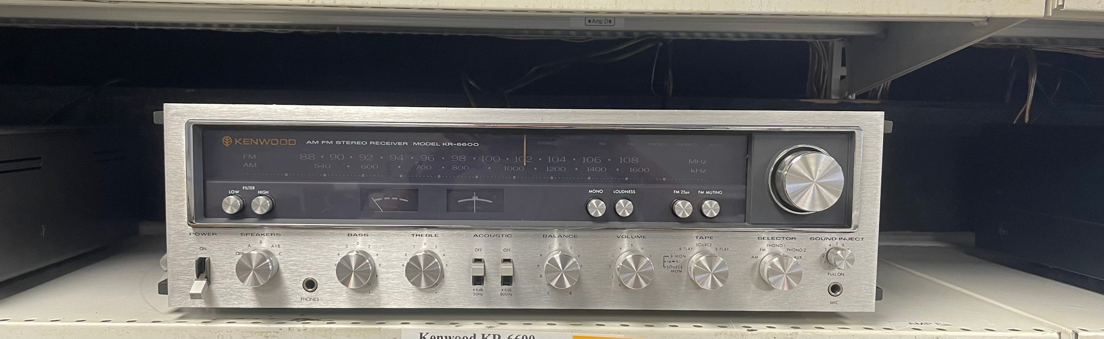 Kenwood KR-6600 Stereo Receiver
