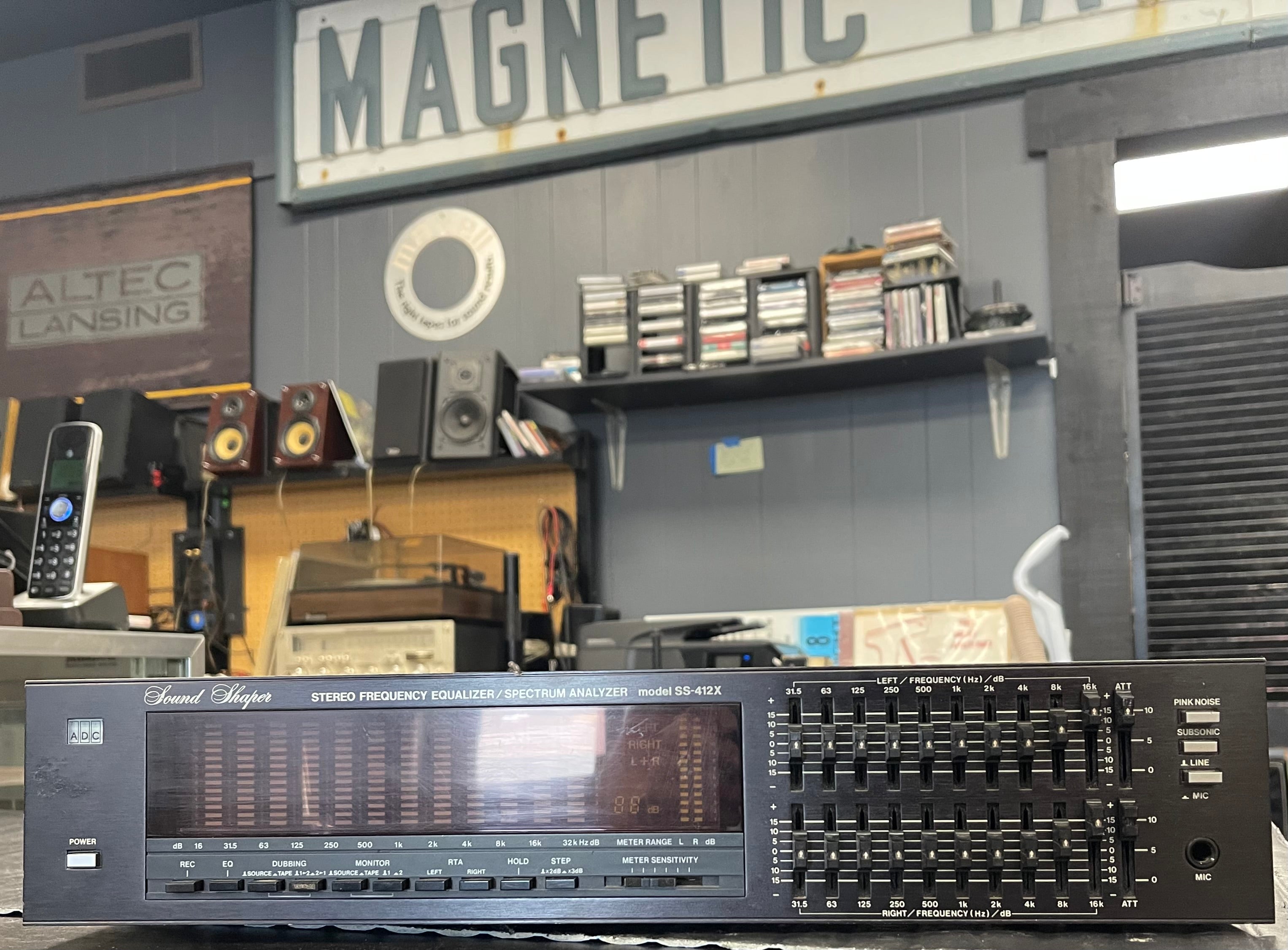 ADC Sound Shaper SS-412X Spectrum Analyzer EQ