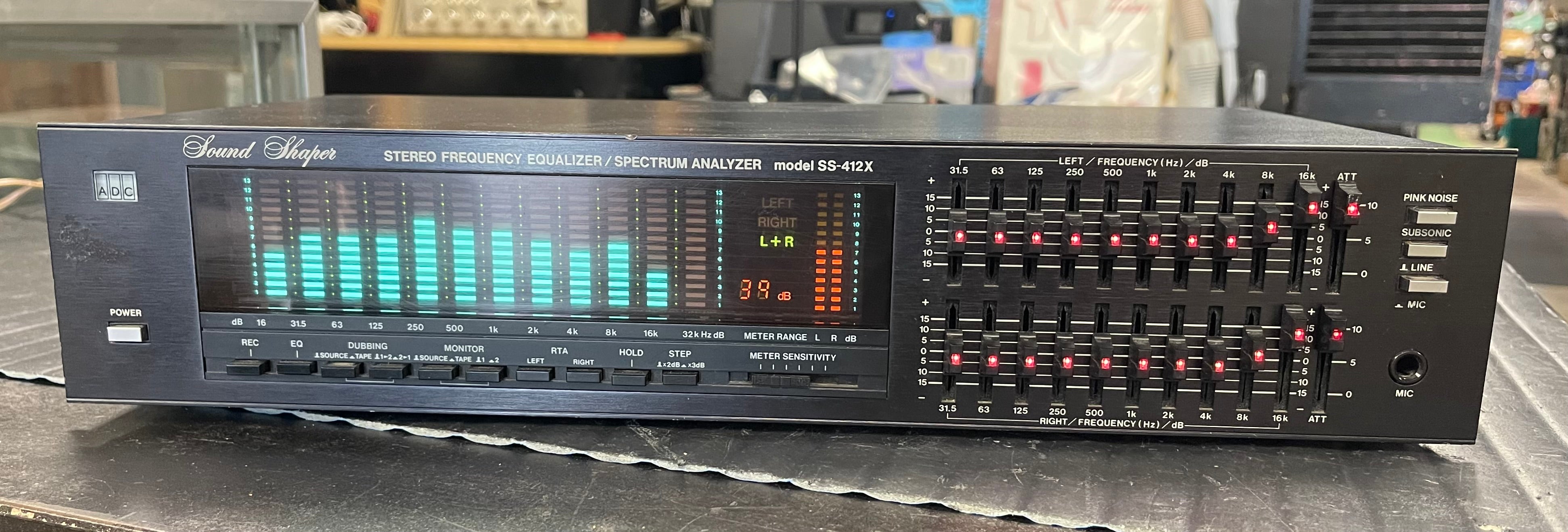 ADC Sound Shaper SS-412X Spectrum Analyzer EQ