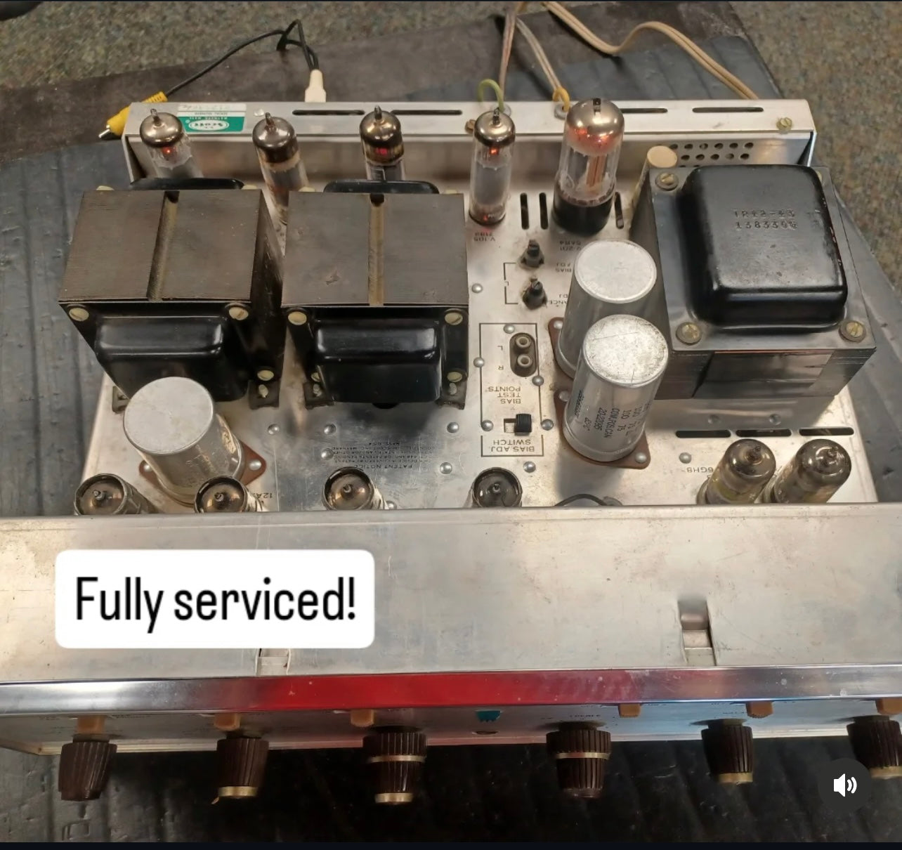 HH Scott Stereomaster 222-D Tube Amp