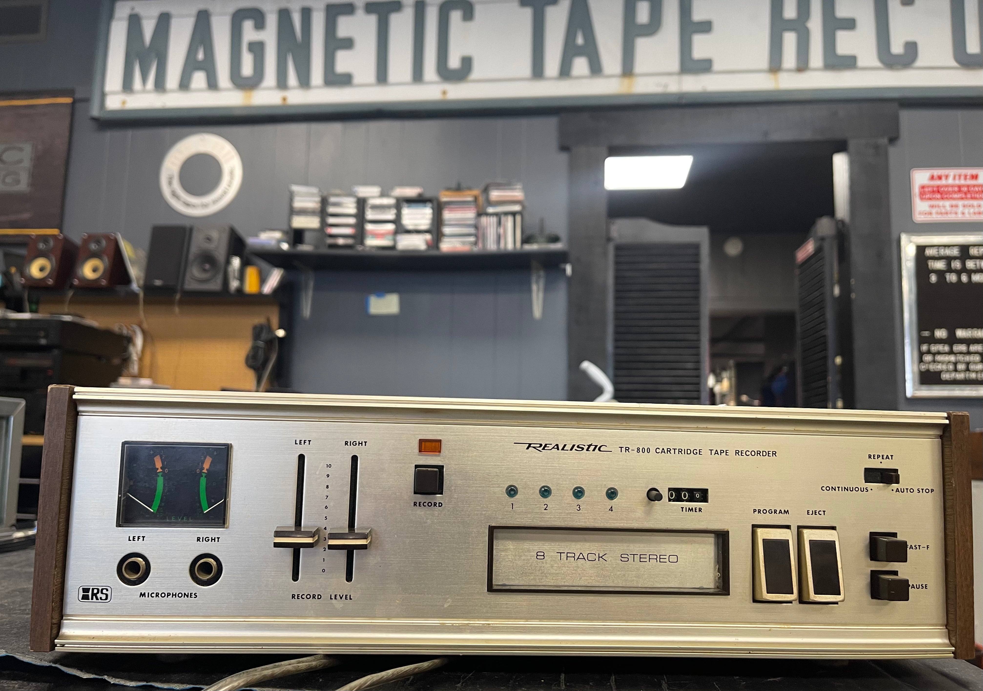 Realistic TR-800 8 Track Player/Recorder