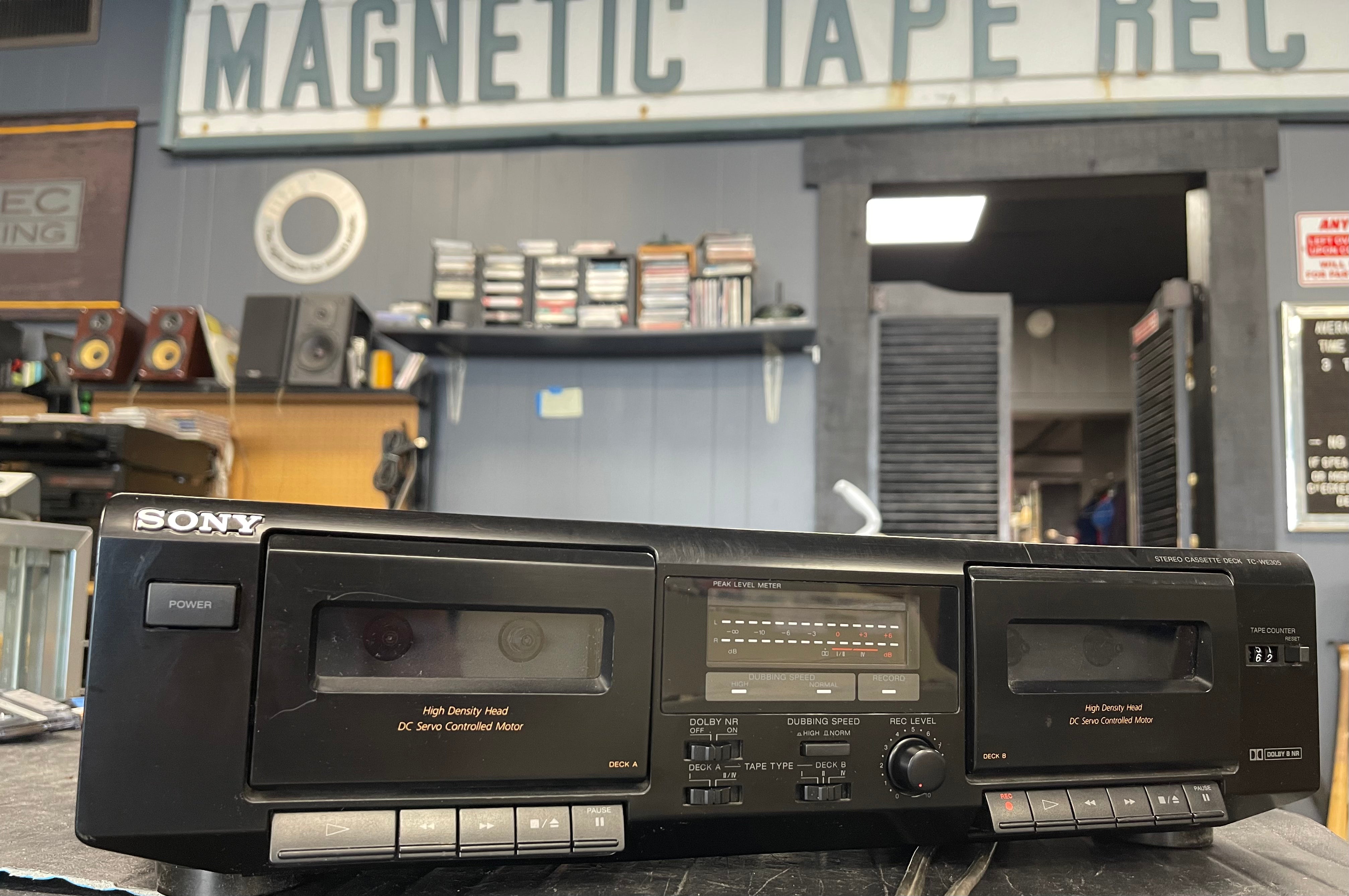 Sony TC-WE305 Dual Deck Cassette Player/Recorder
