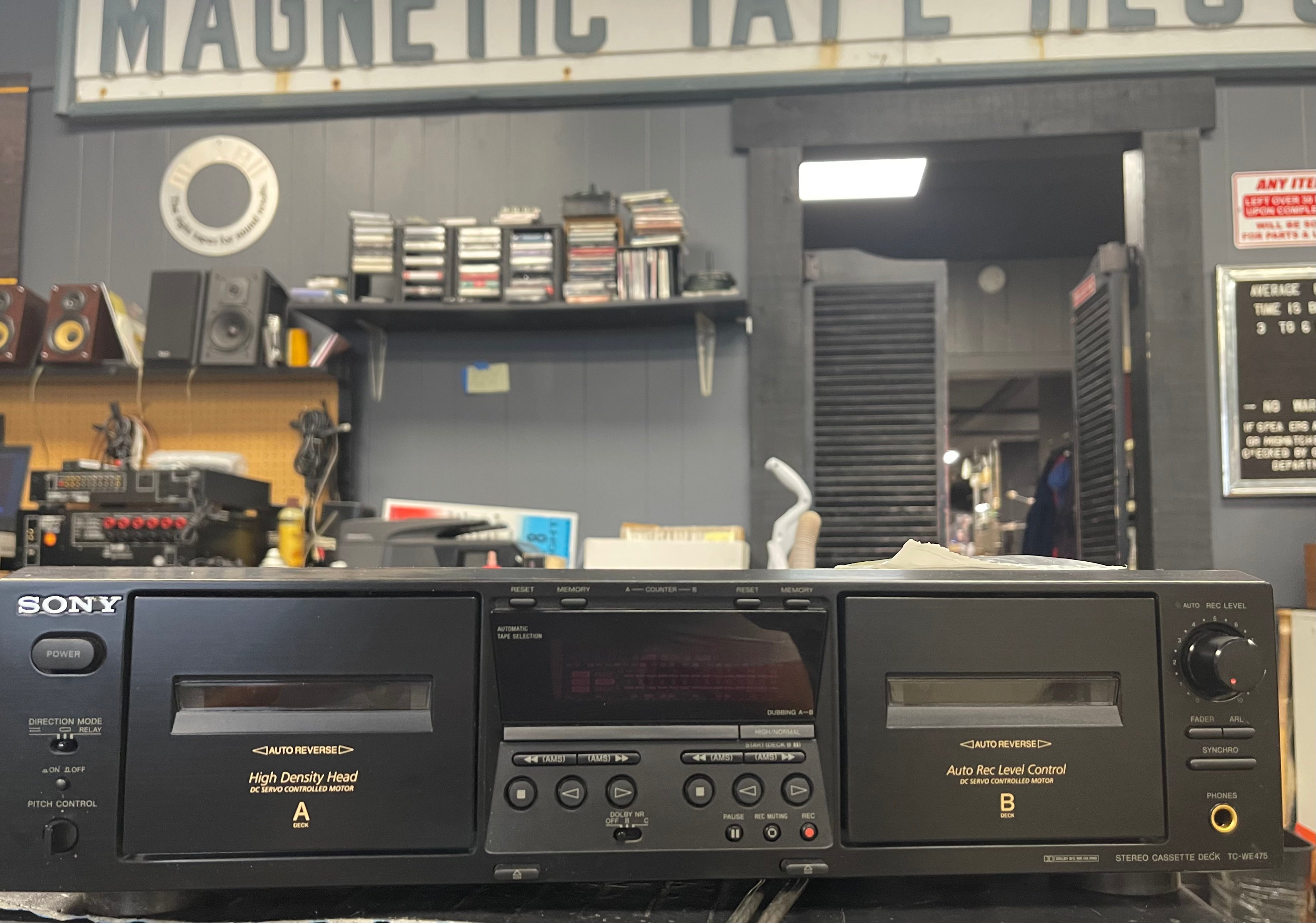 Sony TC-WE475 Cassette Player/Recorder