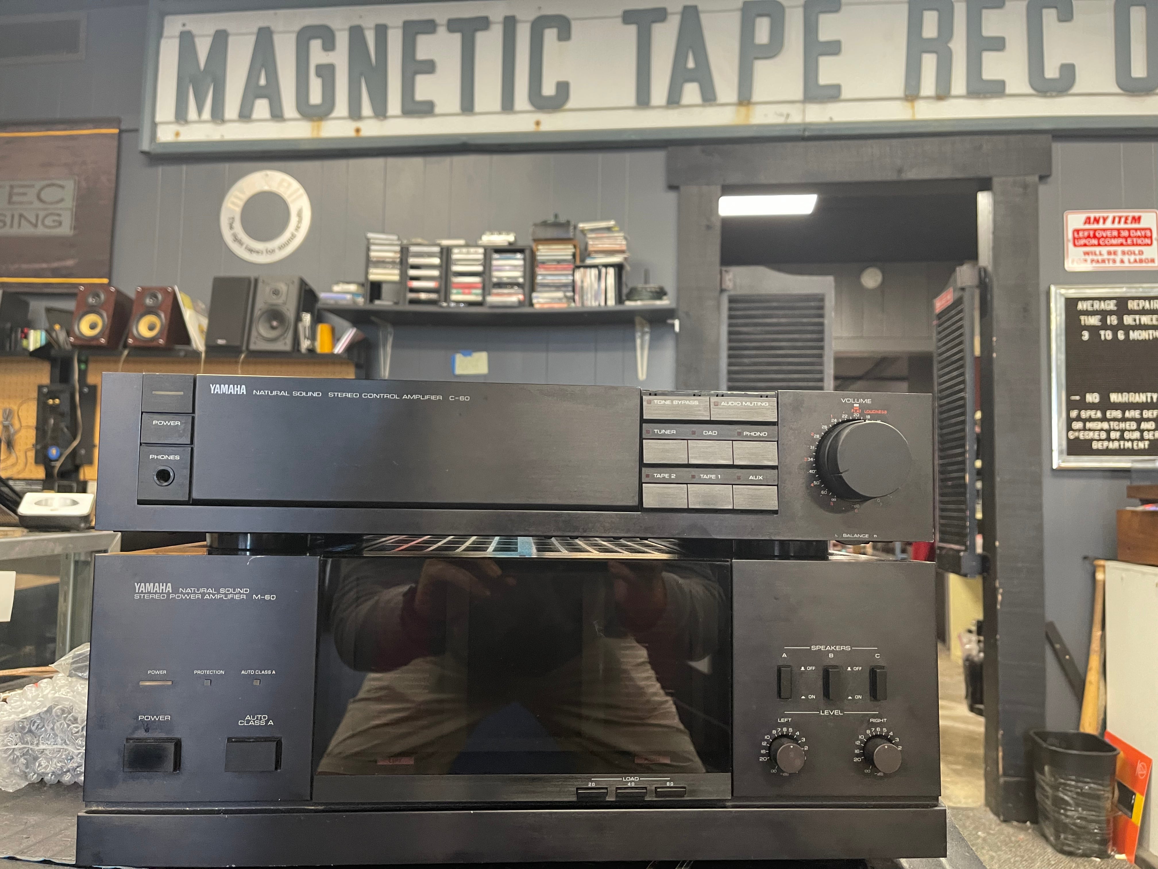 Yamaha C60 Pre Amp/M60 Power Amp Set