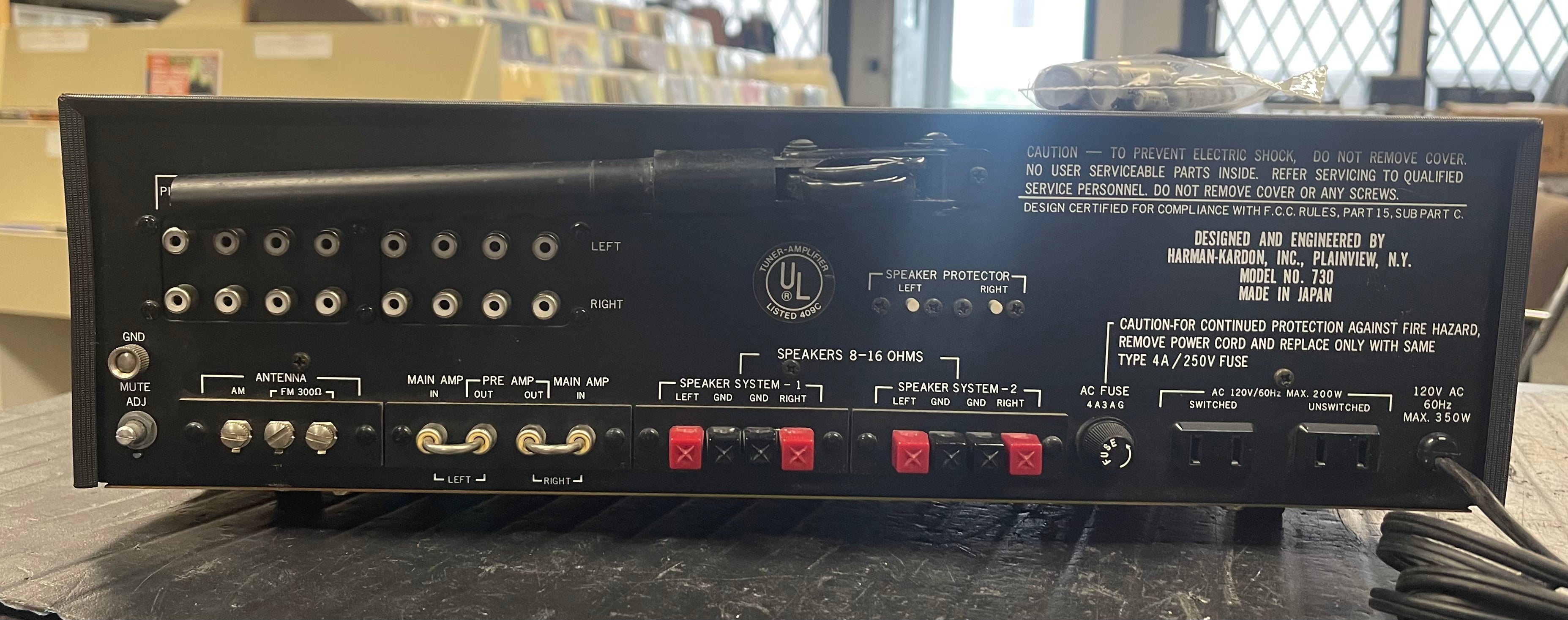 Harman Kardon 730 Twin Powered Receiver