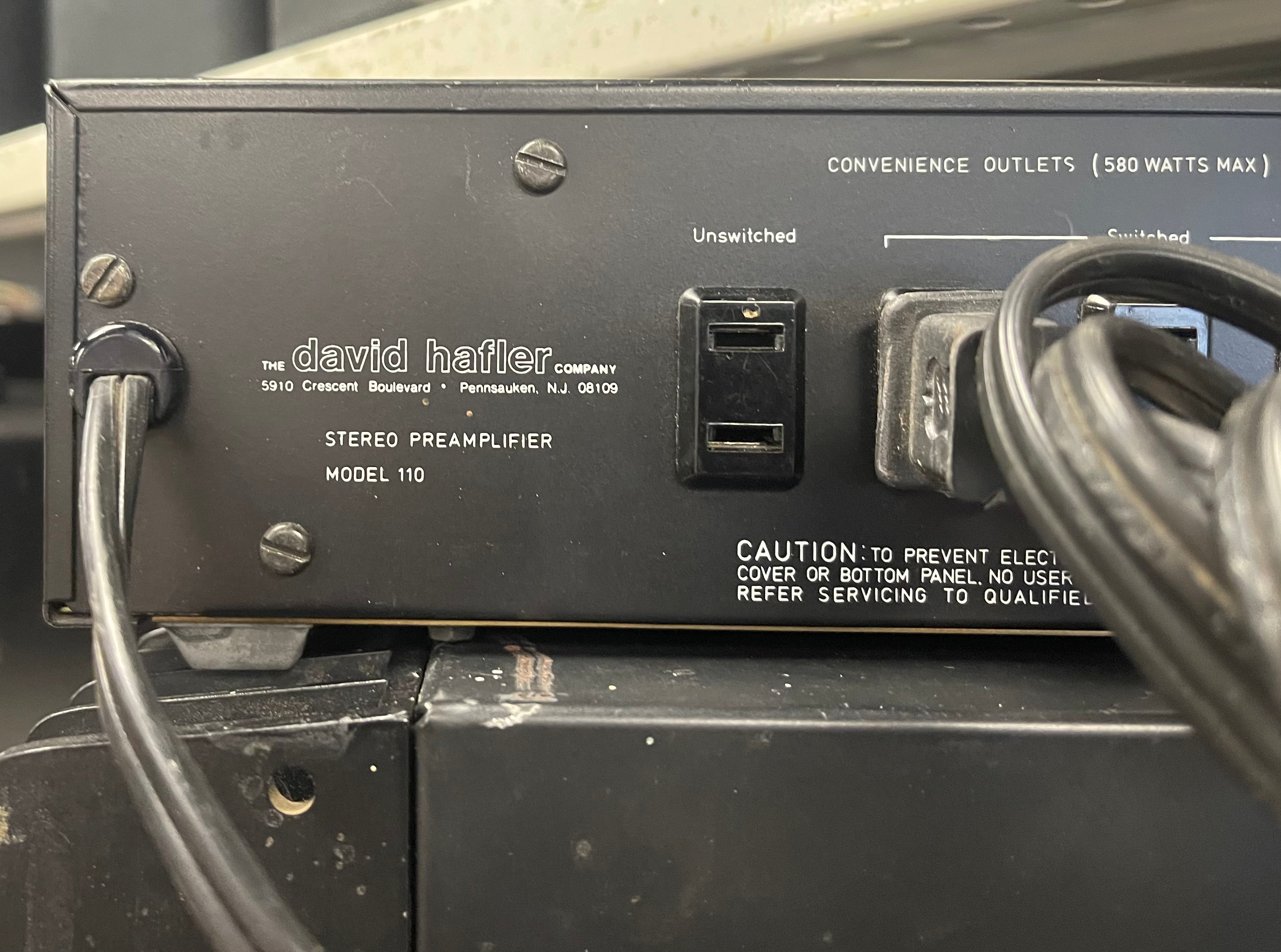 HAFLER XL 280 AMP/110 PREAMP SET