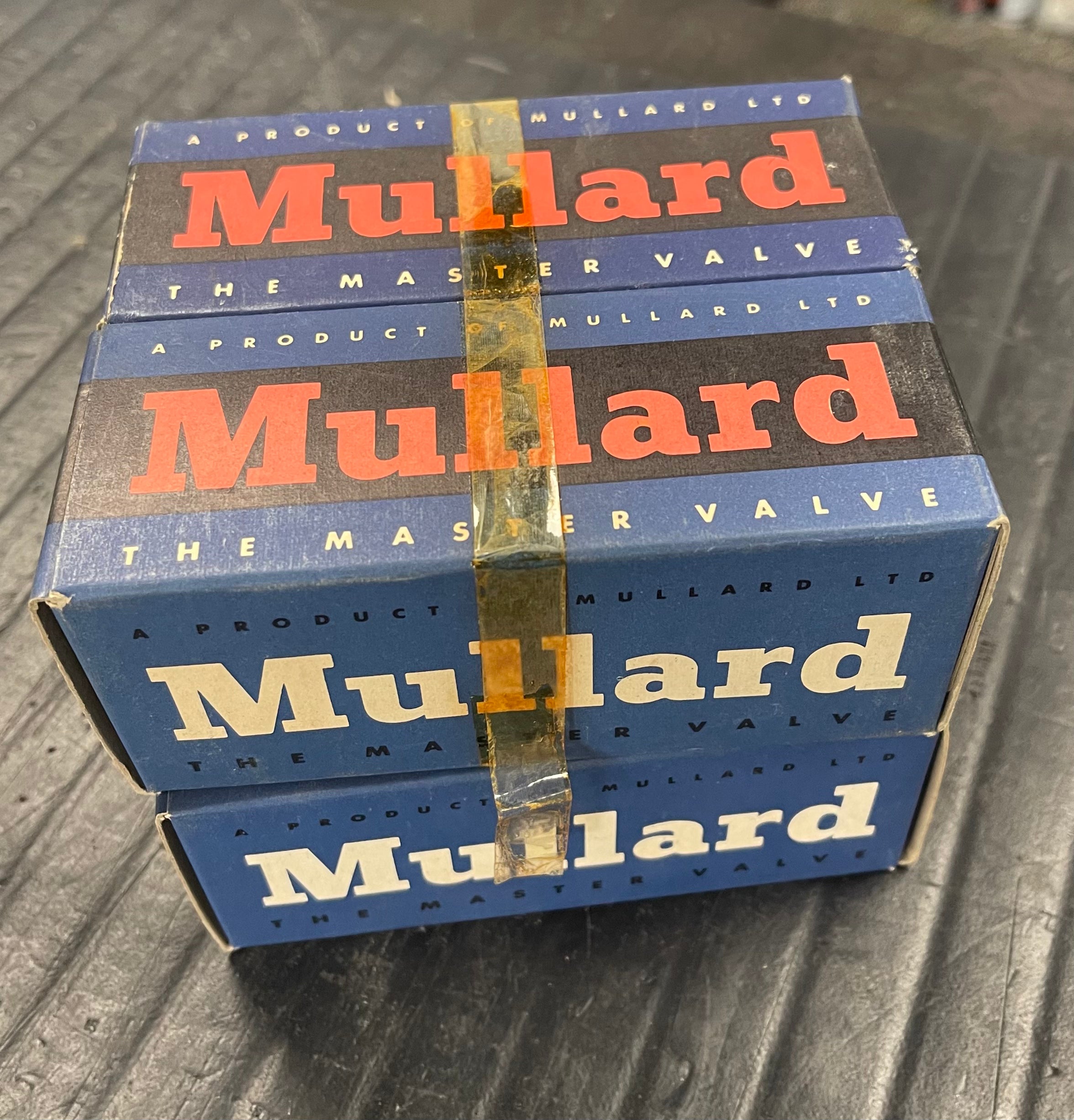 NOS Matched Quad Mullard EL34 Output Tubes