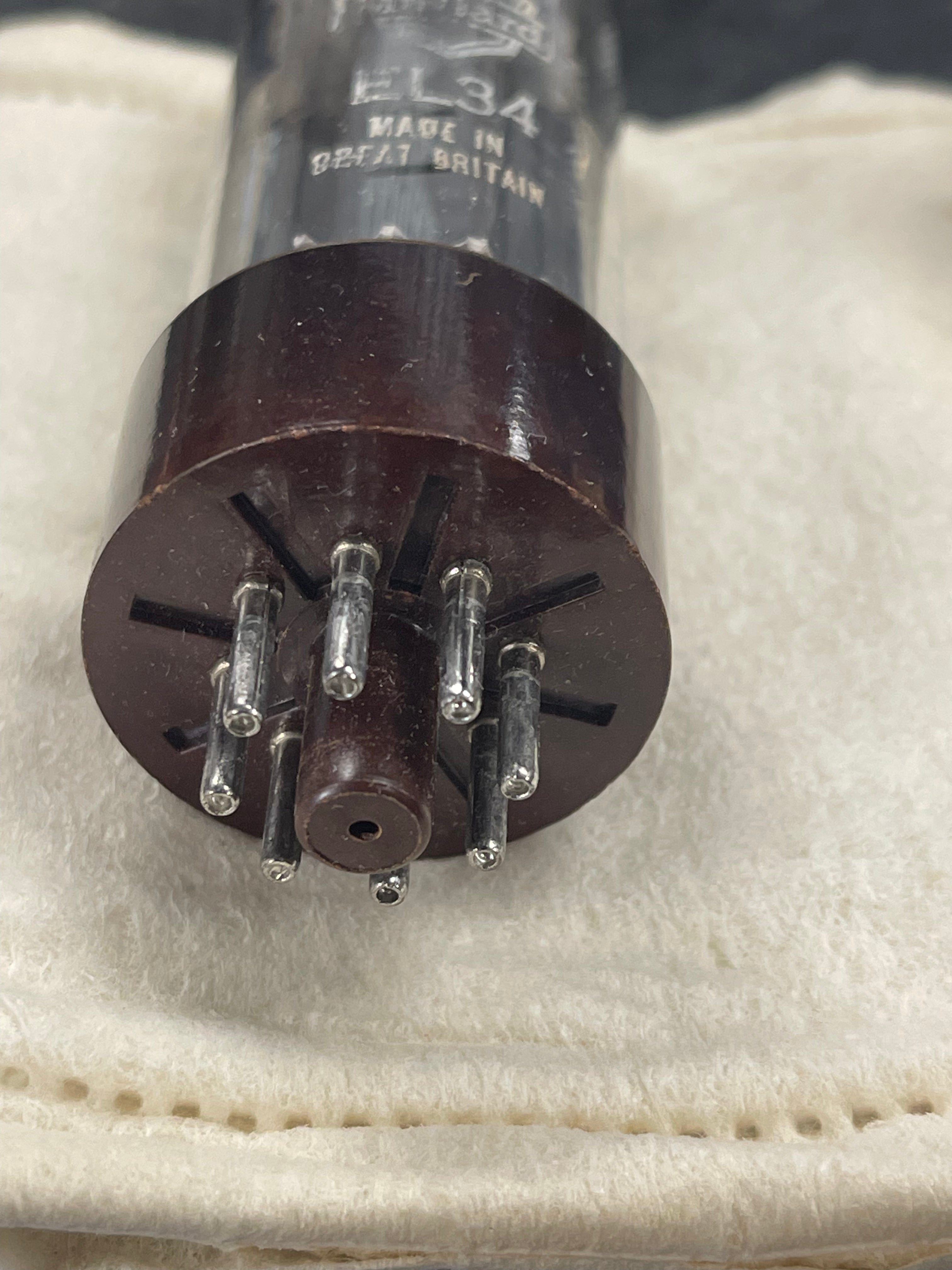 NOS Matched Quad Mullard EL34 Output Tubes