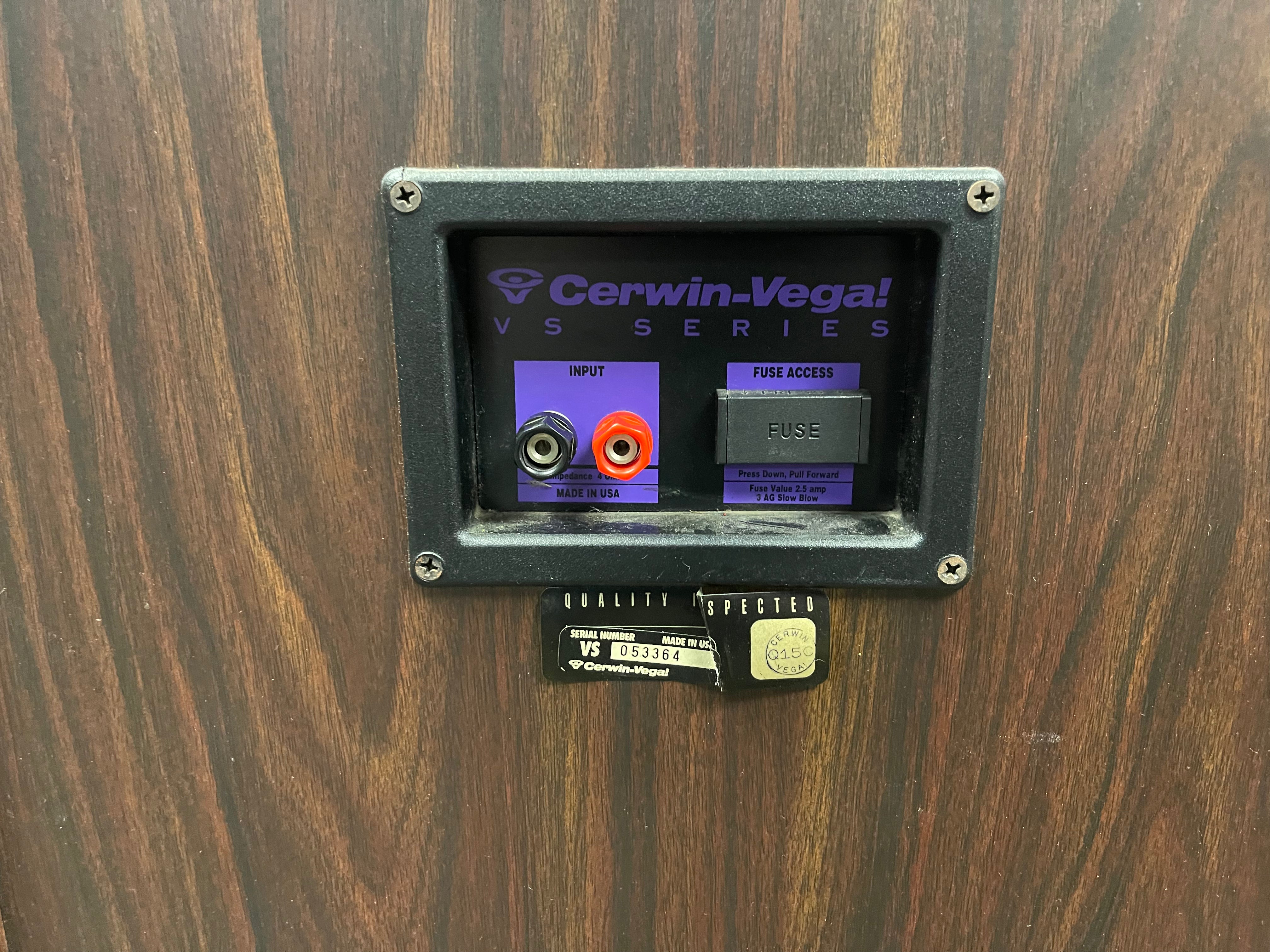 Cerwin Vega! VS-120 Series Speakers