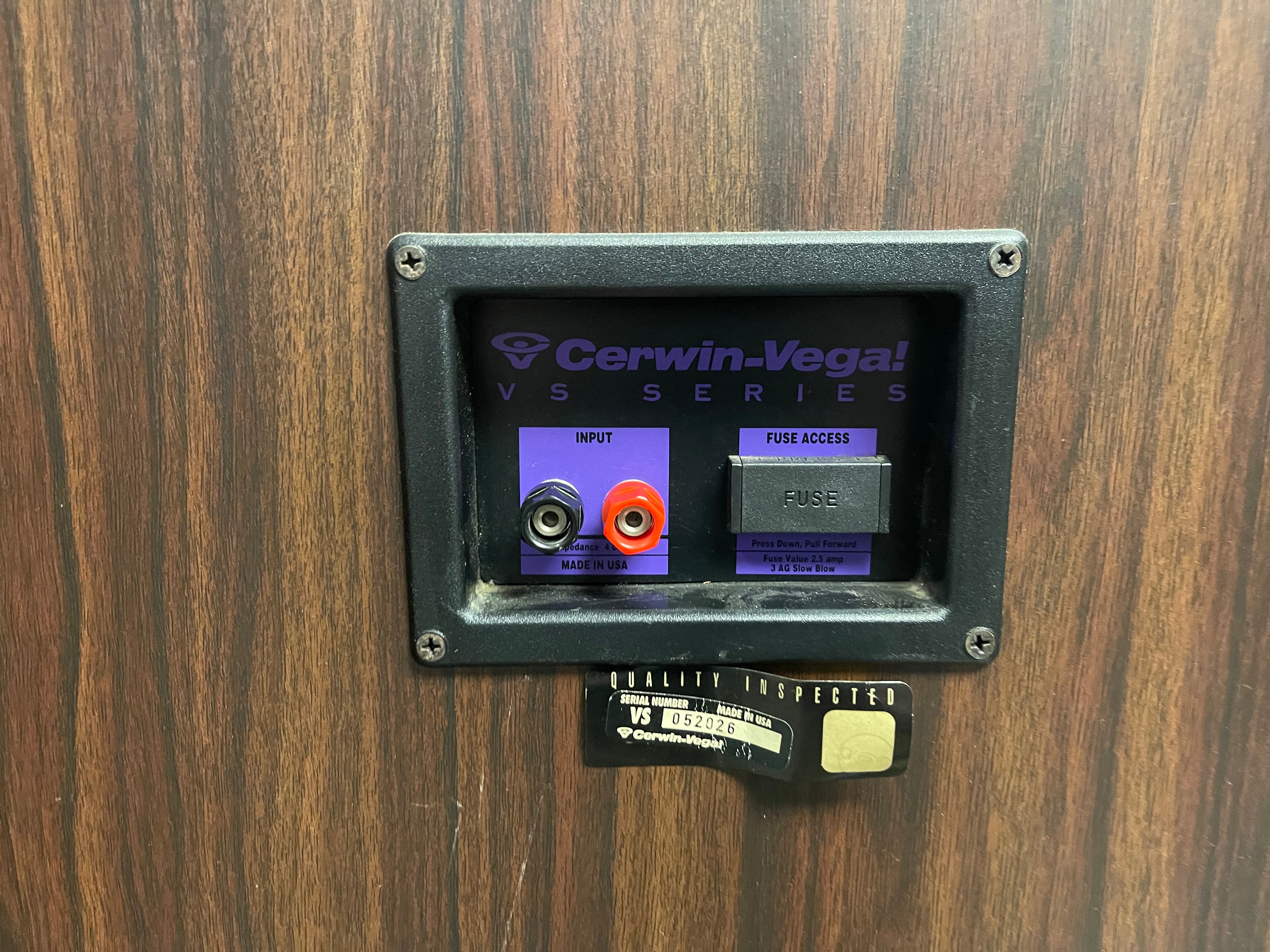 Cerwin Vega! VS-120 Series Speakers