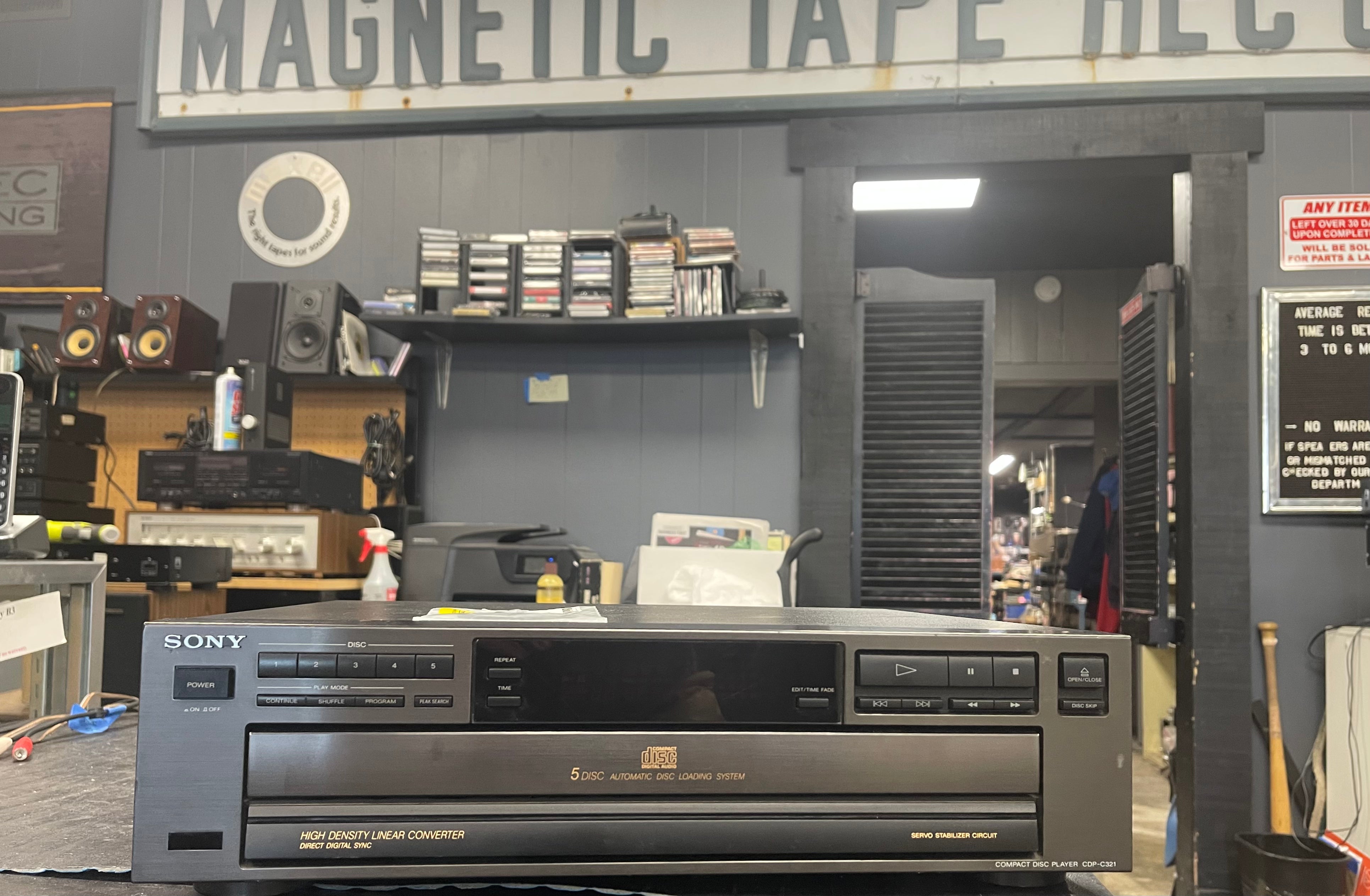 Sony CDP-C321 5 Disc CD Changer