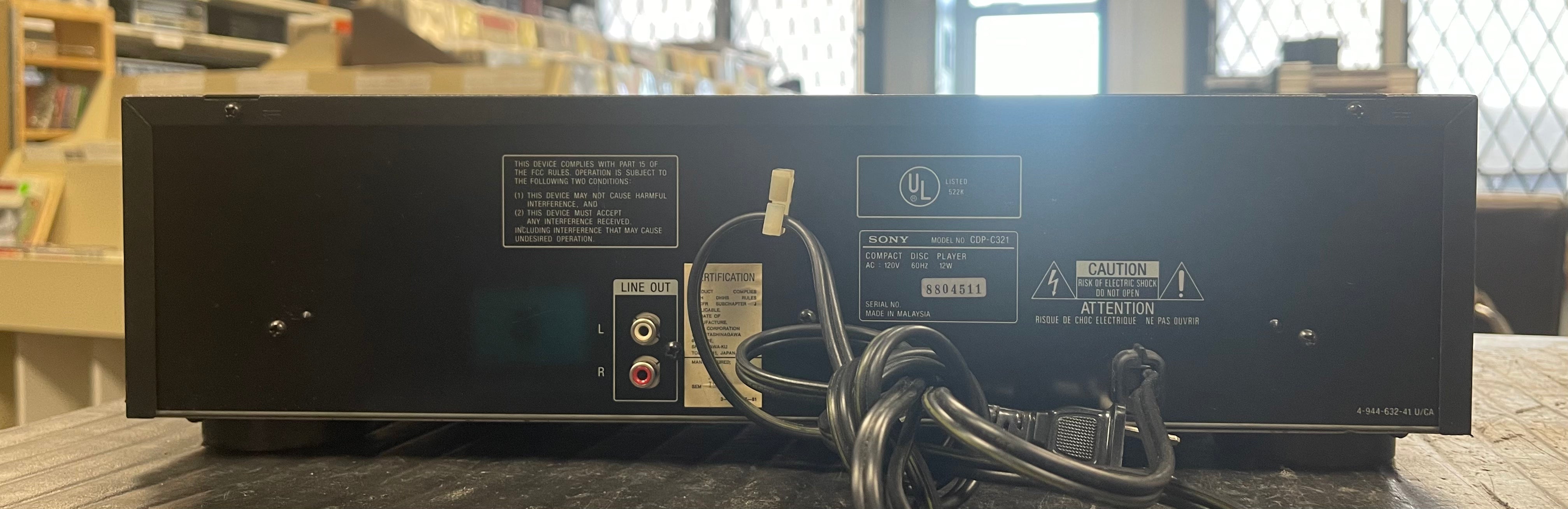 Sony CDP-C321 5 Disc CD Changer