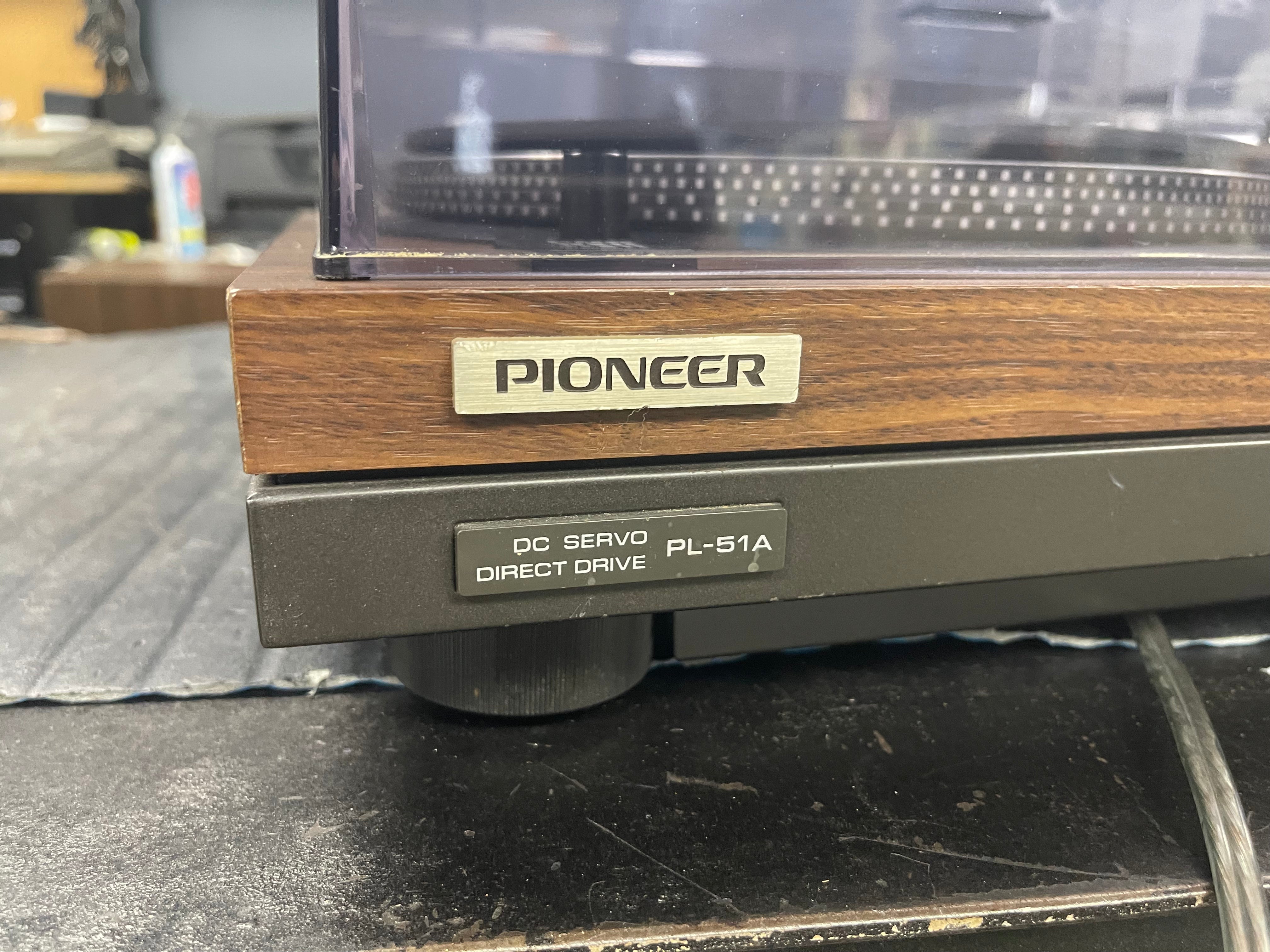 Pioneer PL 51A Direct Drive Turntable