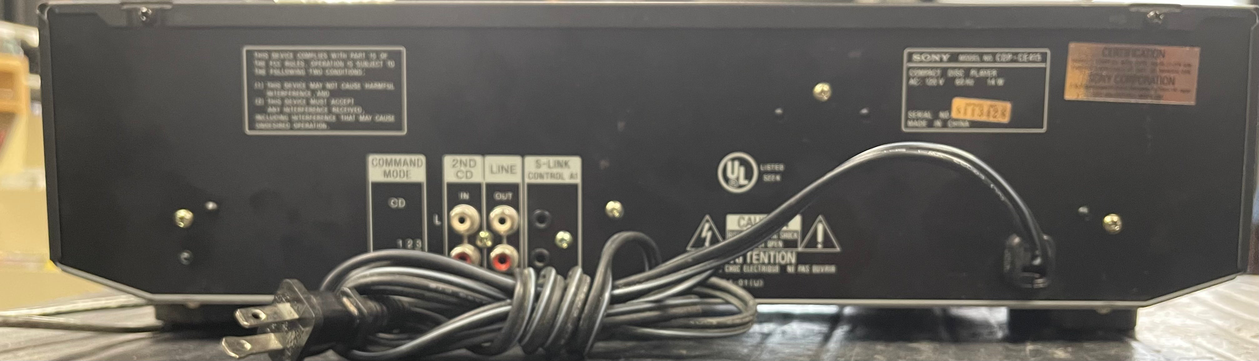 Sony CDP-CE415 5 Disc CD Player