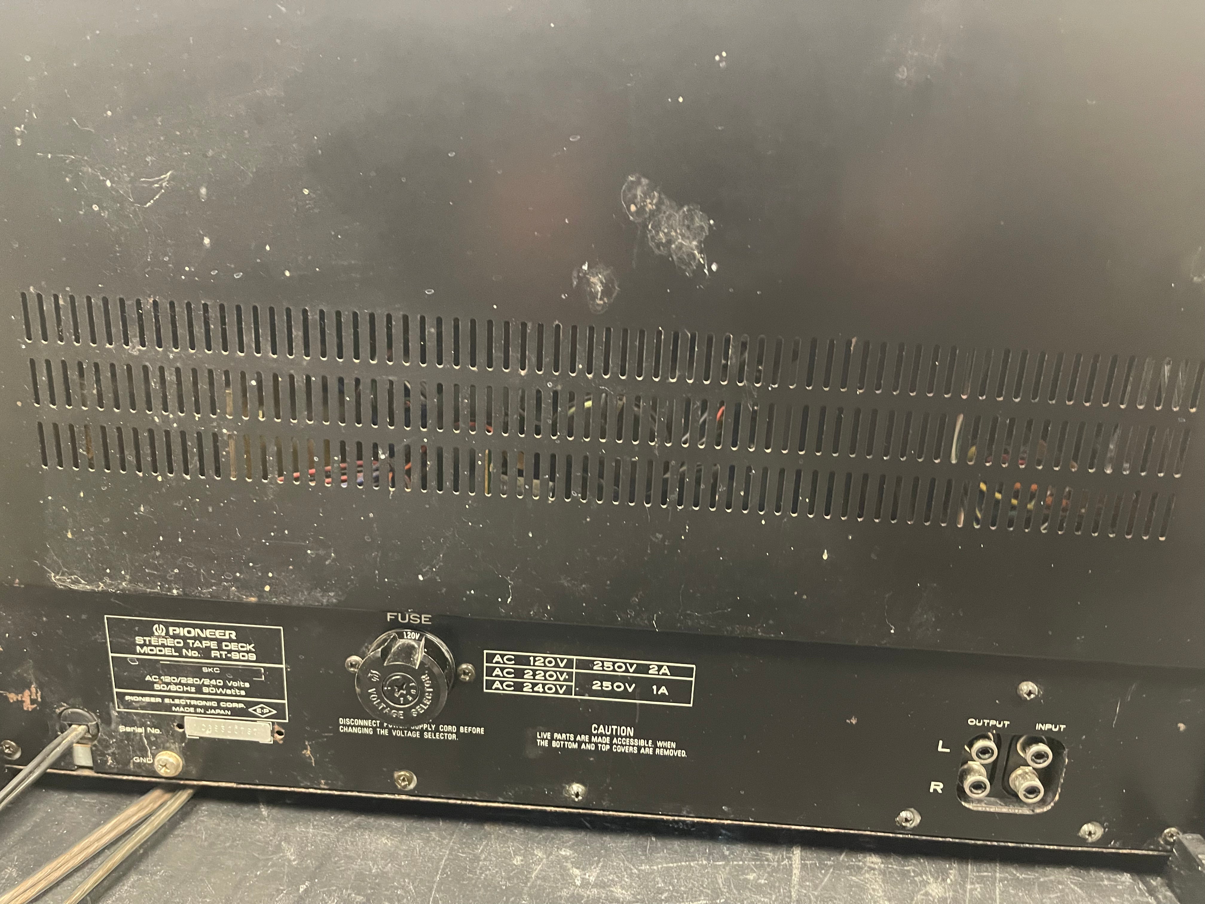 Pioneer RT-909 Reel To Reel Recorder