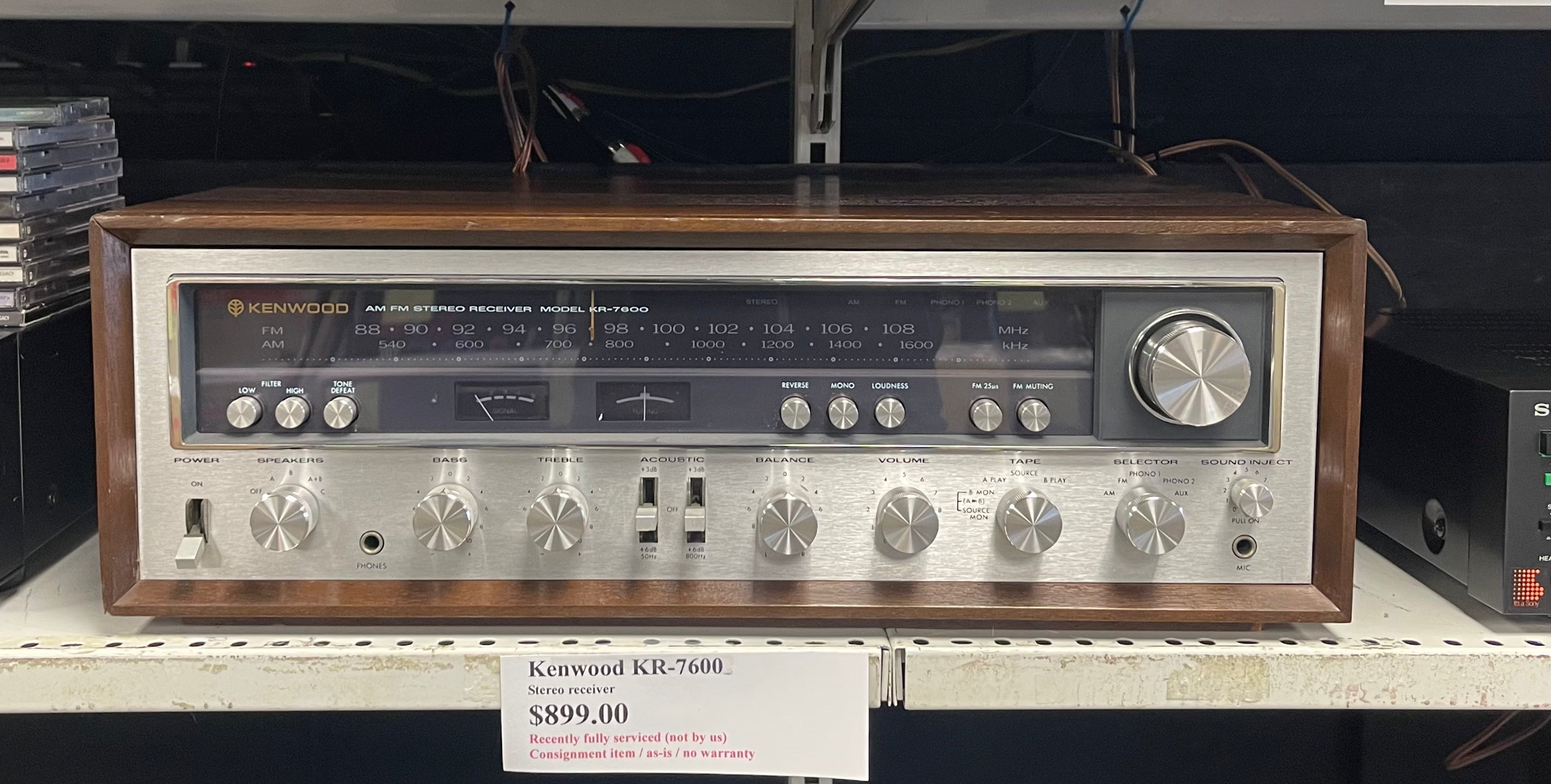 Kenwood KR-7600 Stereo Receiver
