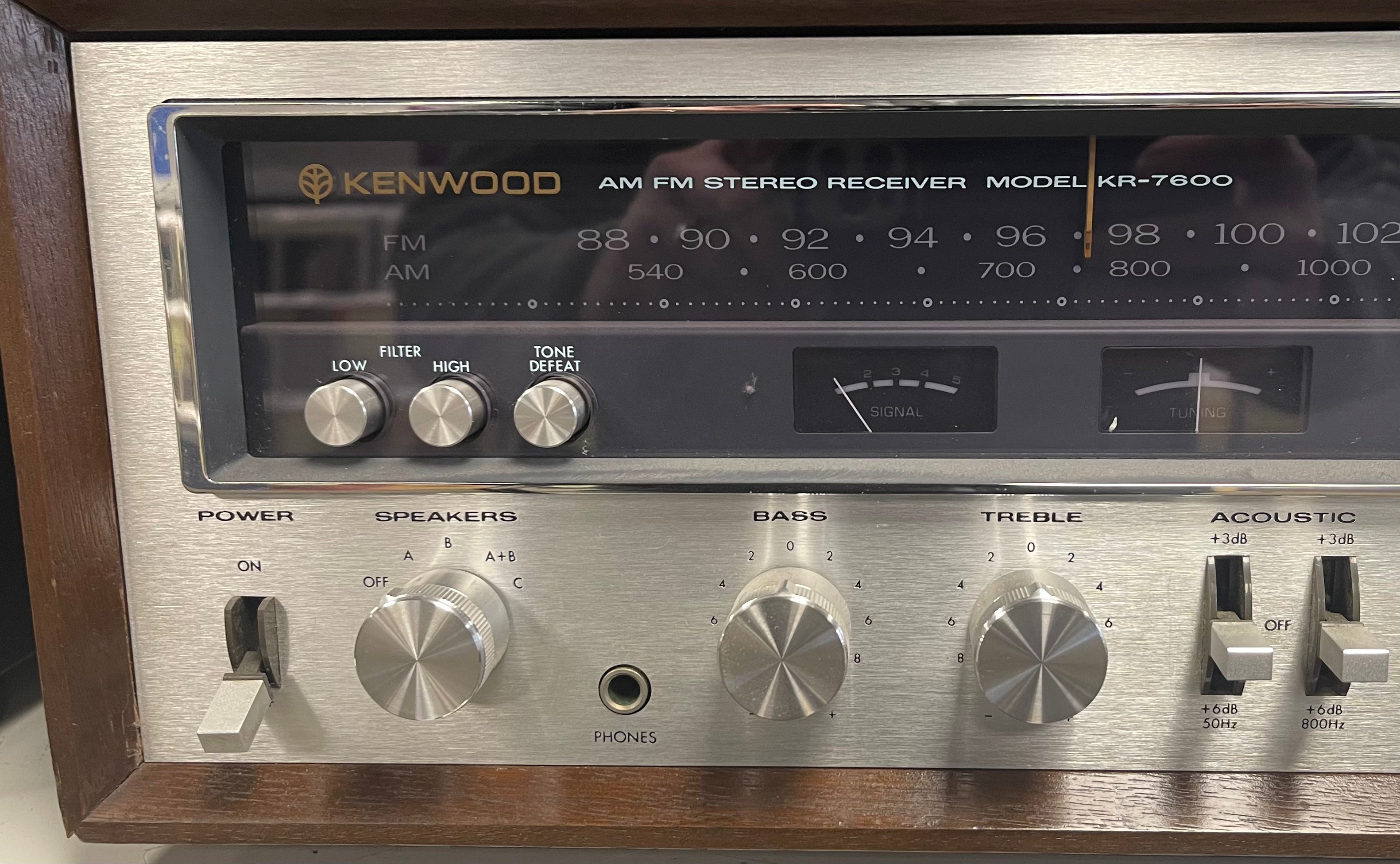 Kenwood KR-7600 Stereo Receiver