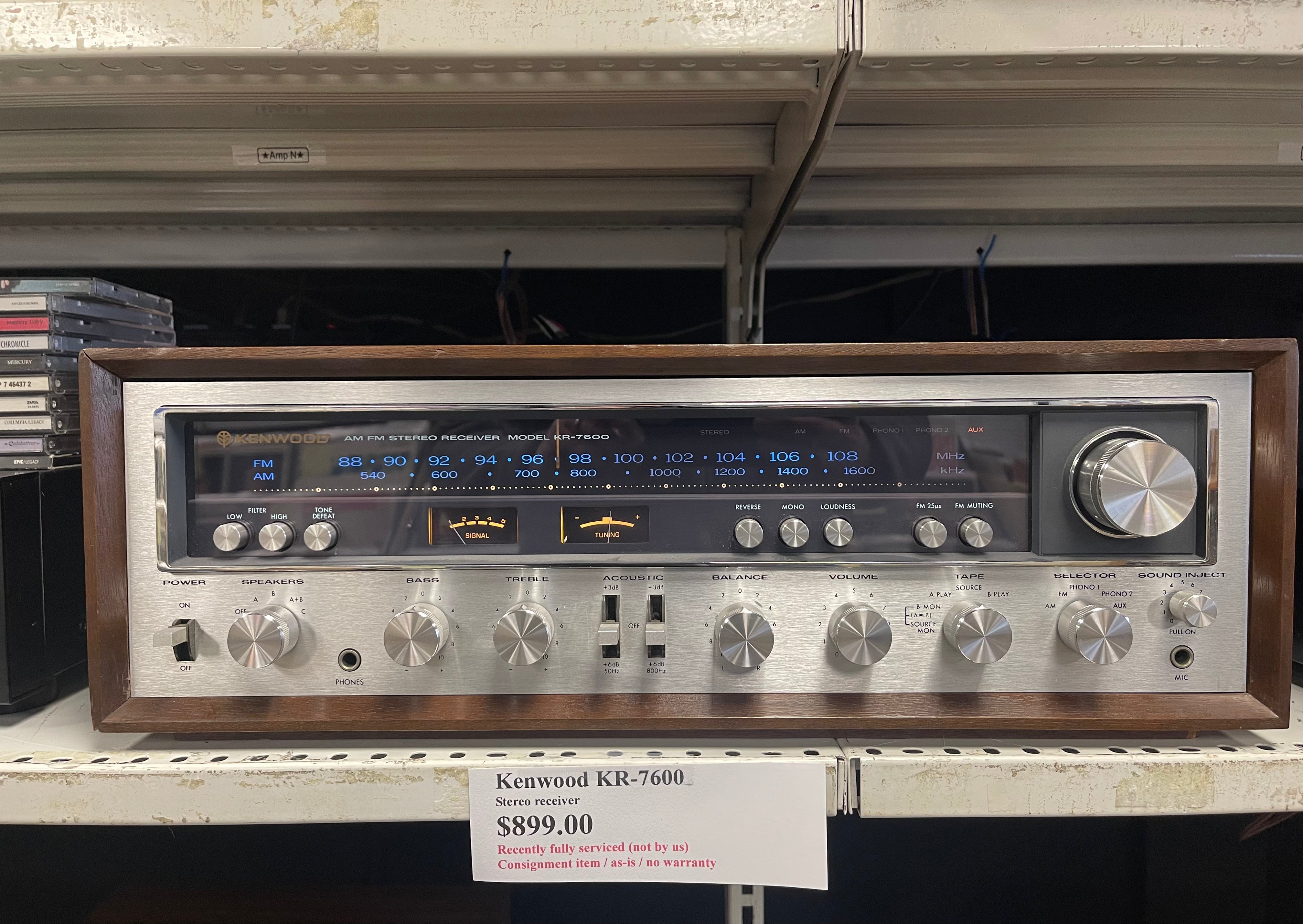 Kenwood KR-7600 Stereo Receiver
