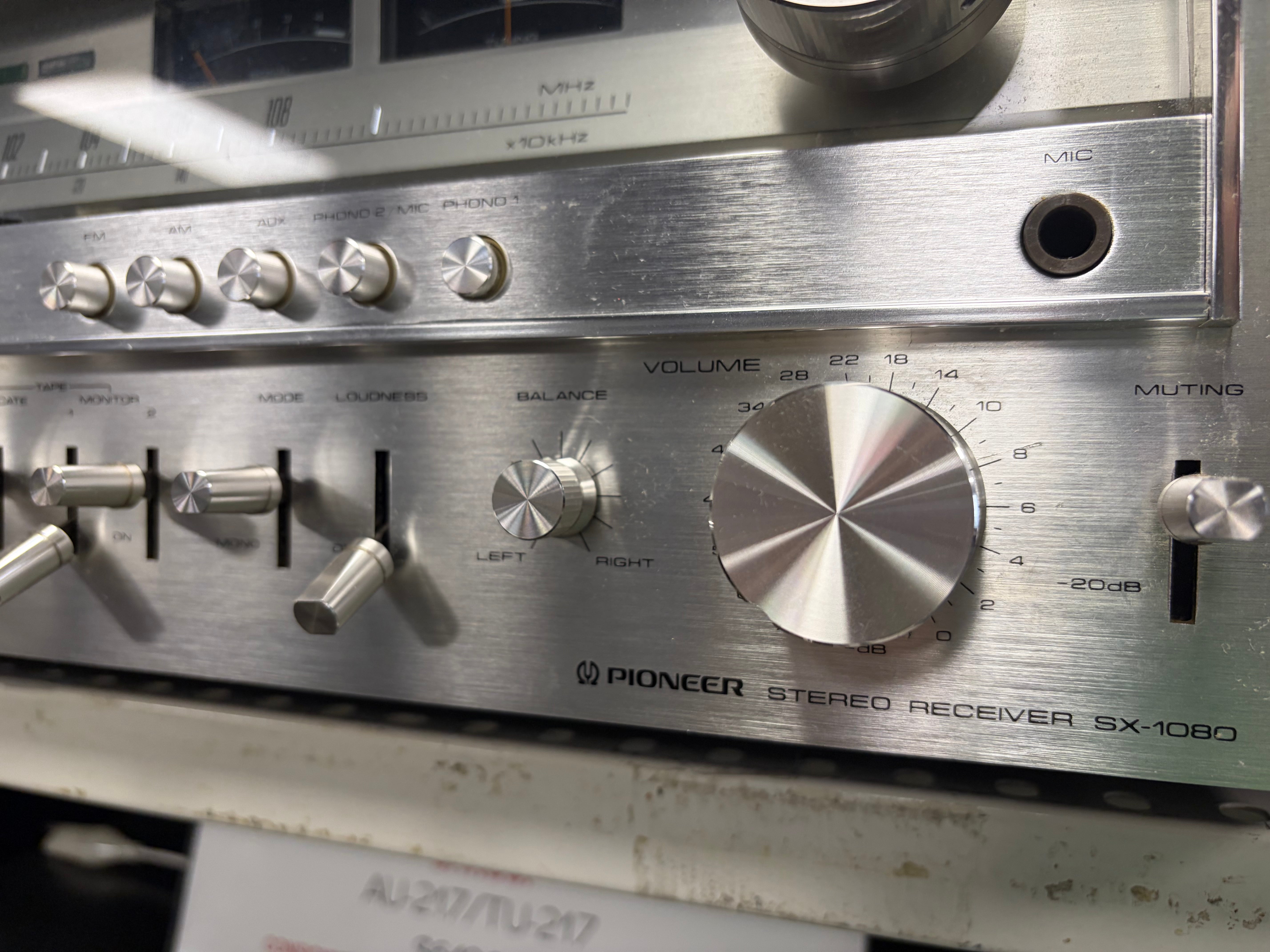 PIONEER SX-1080 RECEIVER