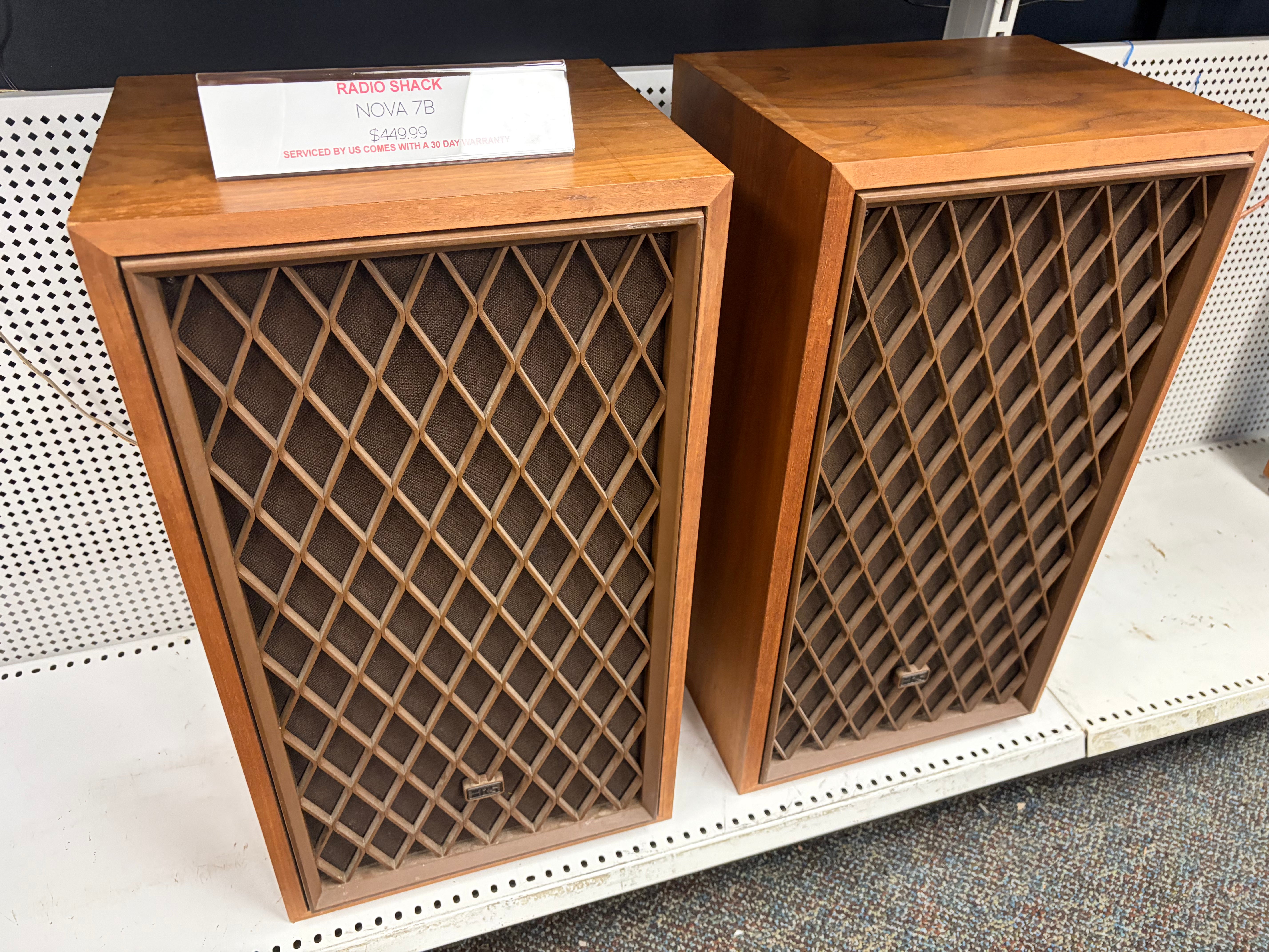Radio Shack Nova 7B Speakers