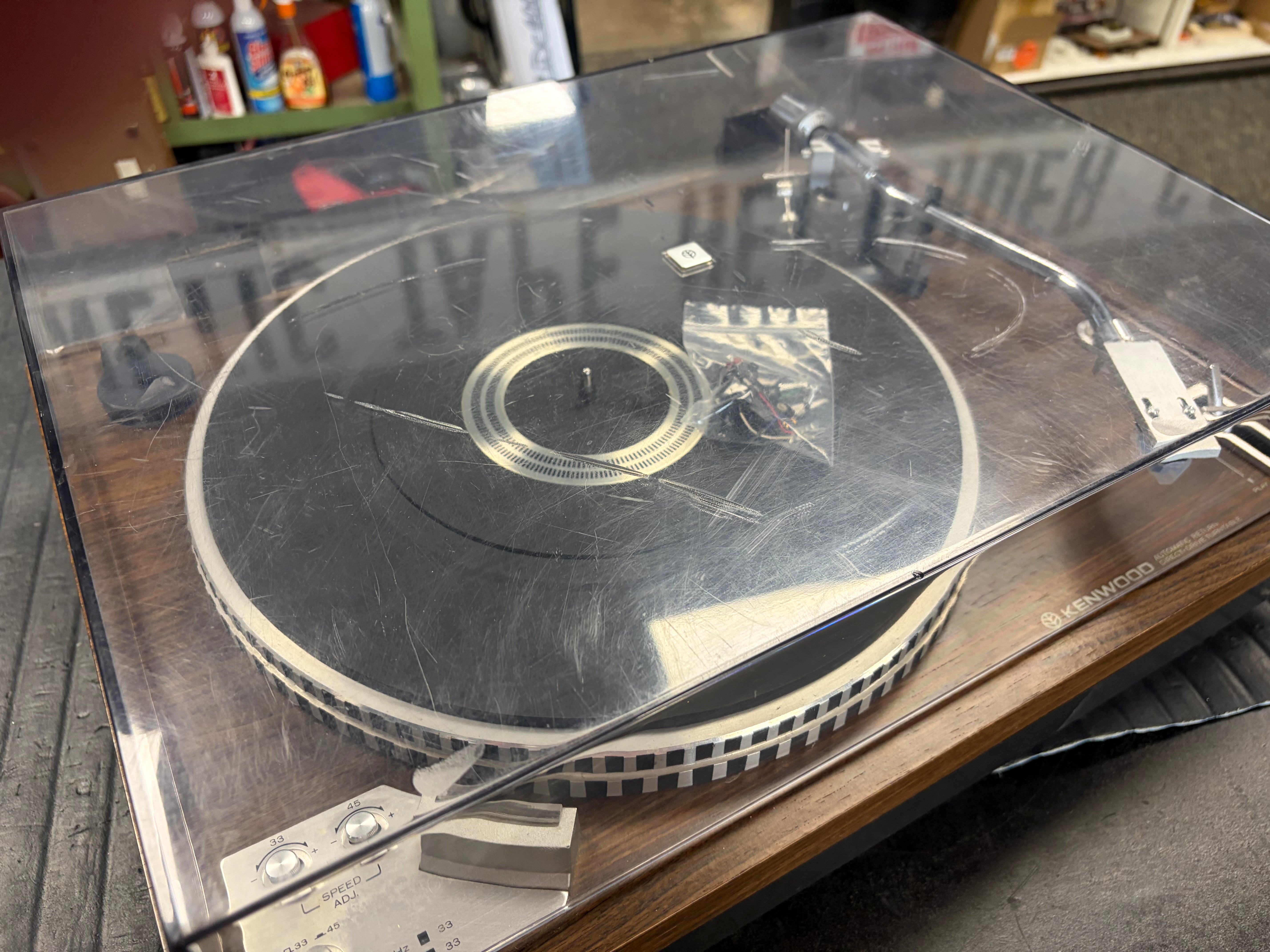 Kenwood KD-3700 Two Speed Direct Drive Turntable