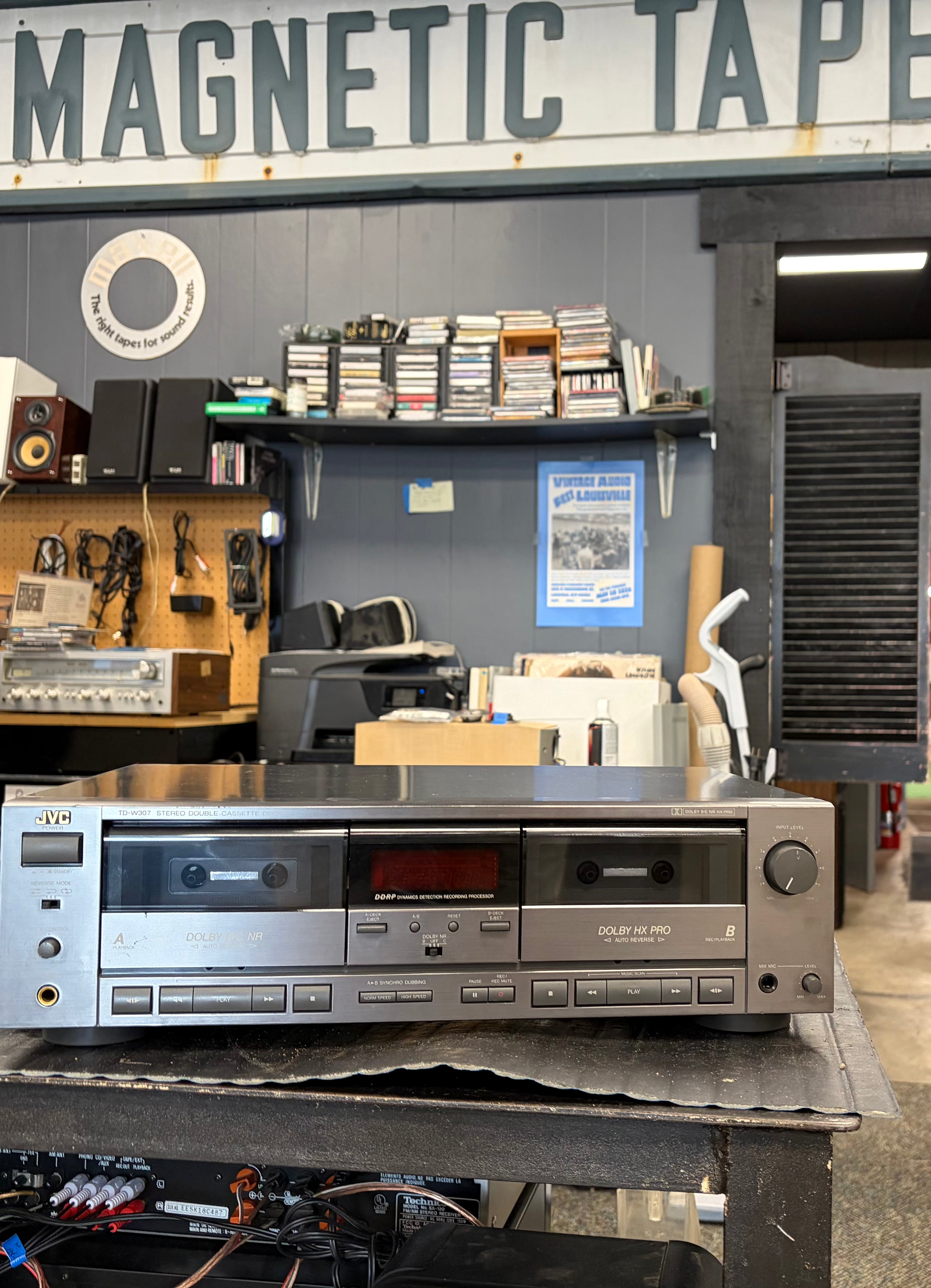 JVC TD-W307 Dual Deck Cassette Player/Recorder