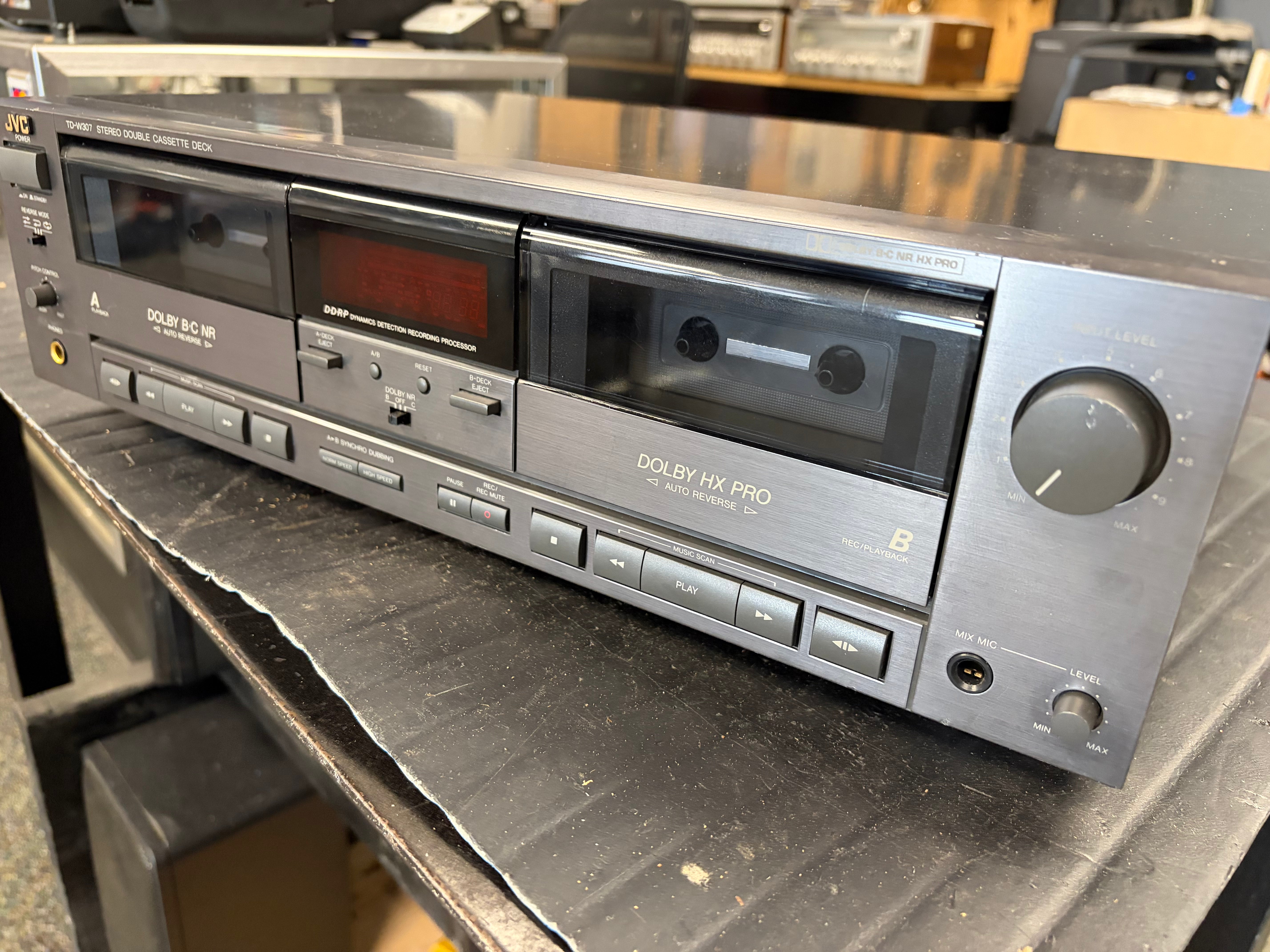 JVC TD-W307 Dual Deck Cassette Player/Recorder