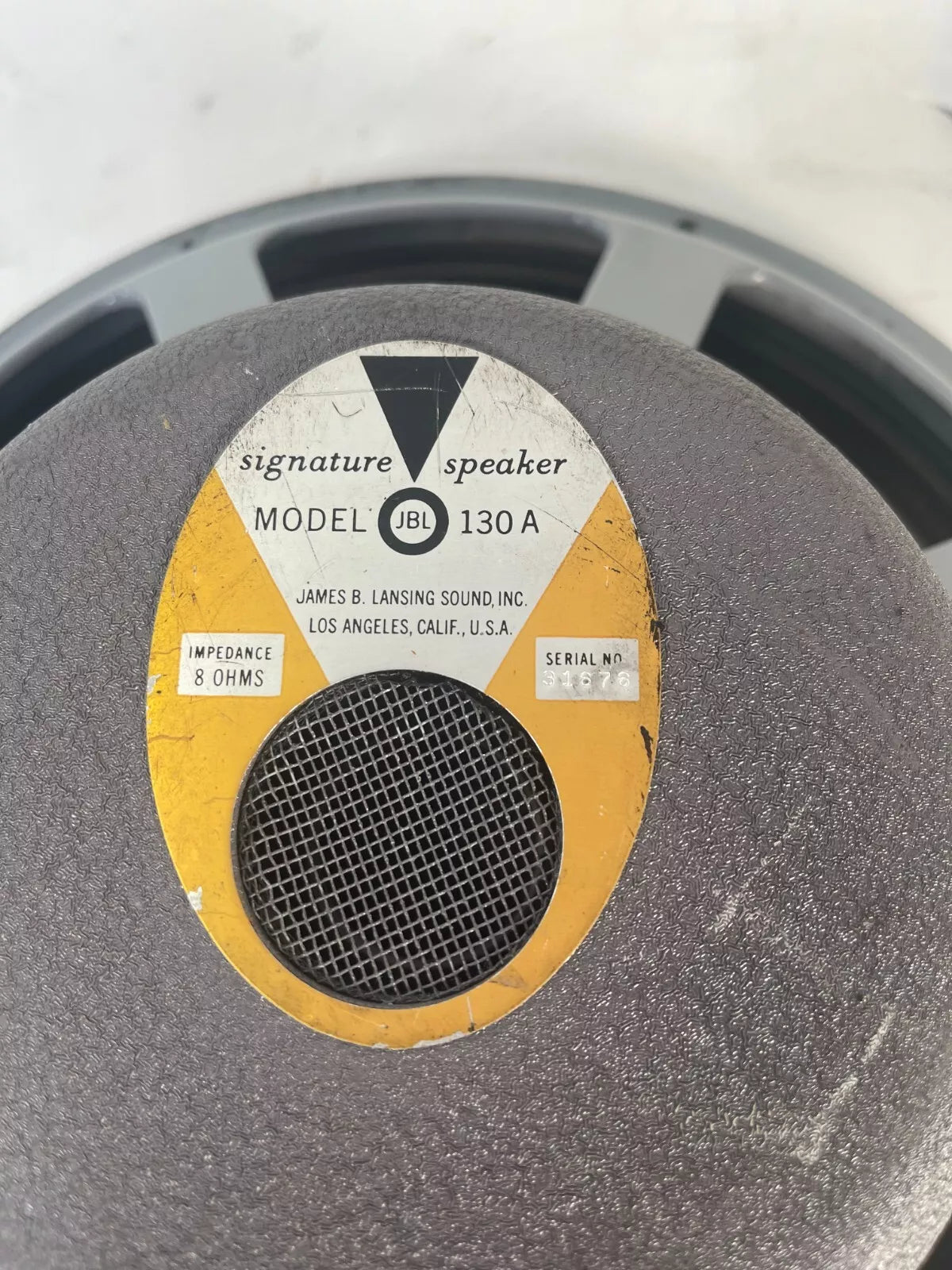 JBL 130A 15" Woofer 8ohm S#31676