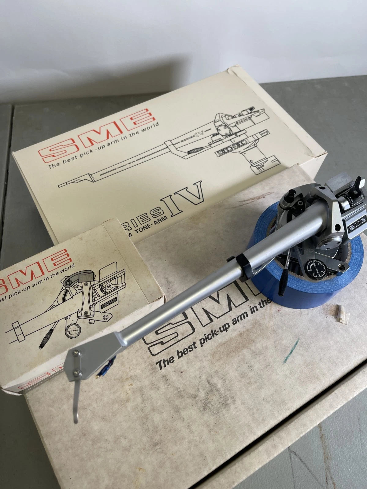 SME Series IV Tone Arm With Dampening Fluid Reservoir