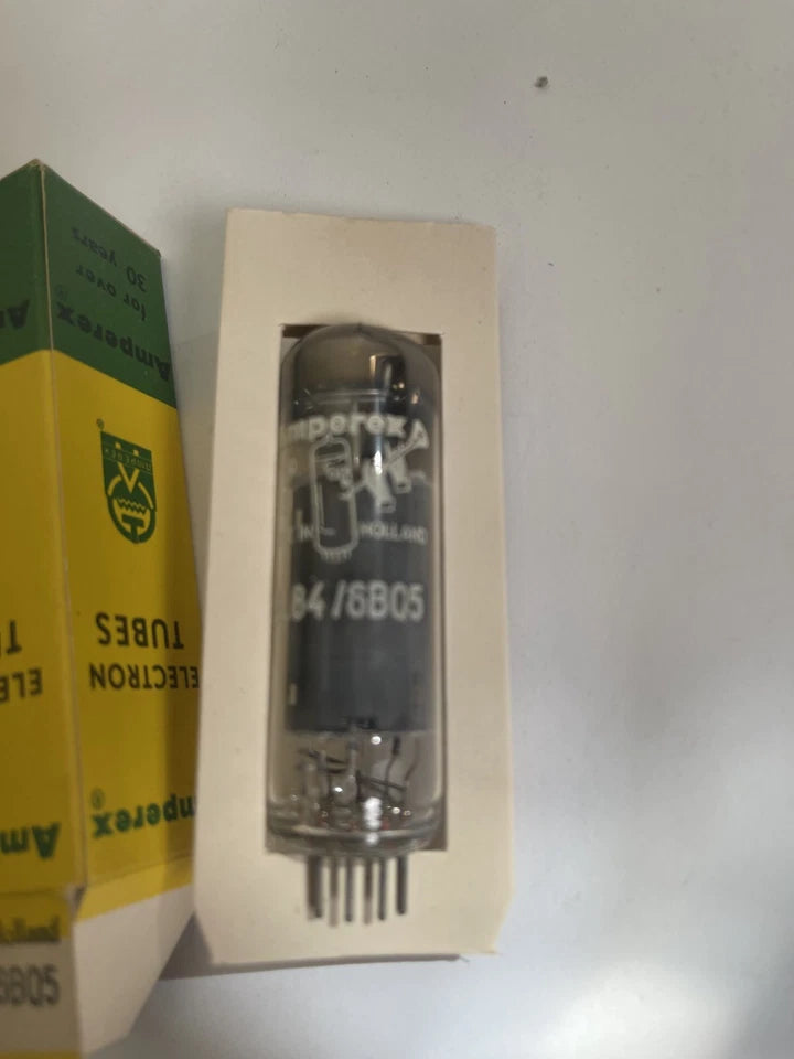 MATCHED PAIR of Amperex 6BQ5 / EL84 Output tubes.&nbsp;