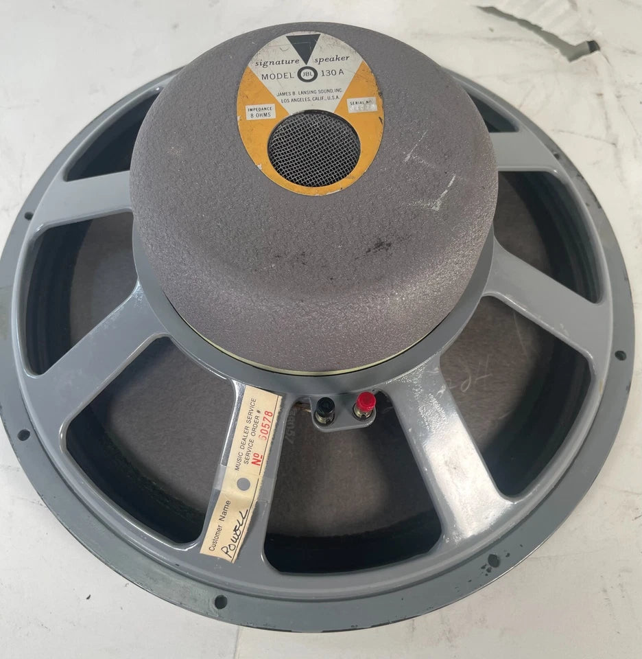 JBL 130A 15" Woofer 8ohm S#31676